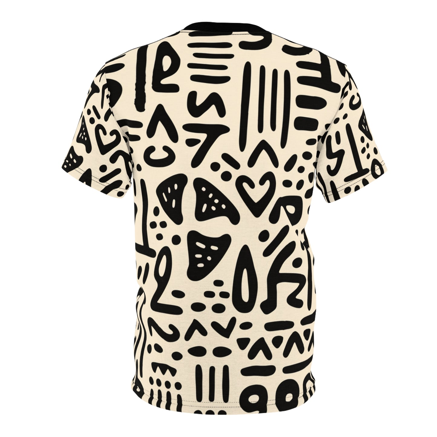 Chefao Bogolan Print I, Unisex Cut & Sew Tee