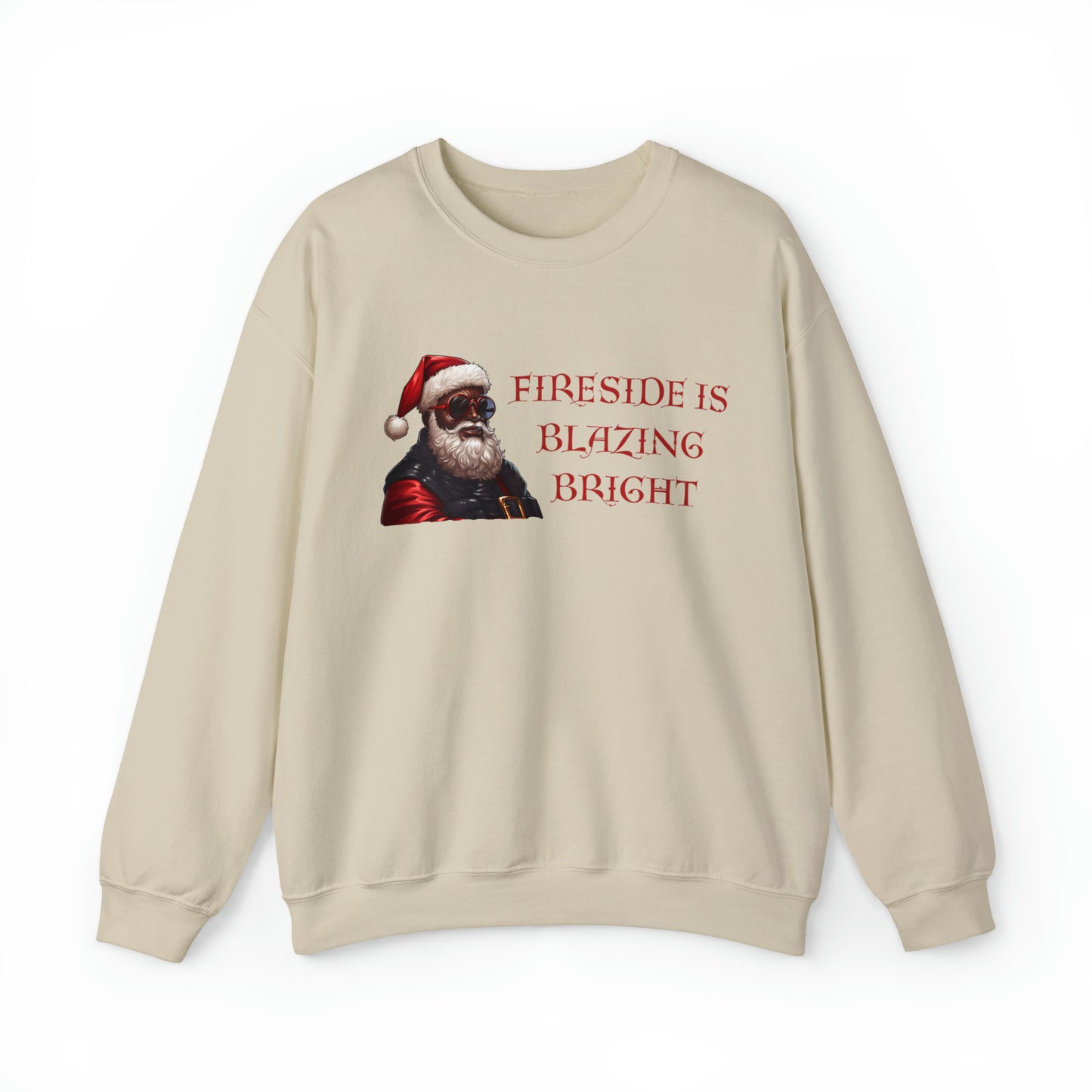 Fireside is Blazing Bright, Unisex Heavy Blend Crewneck Sweatshirt