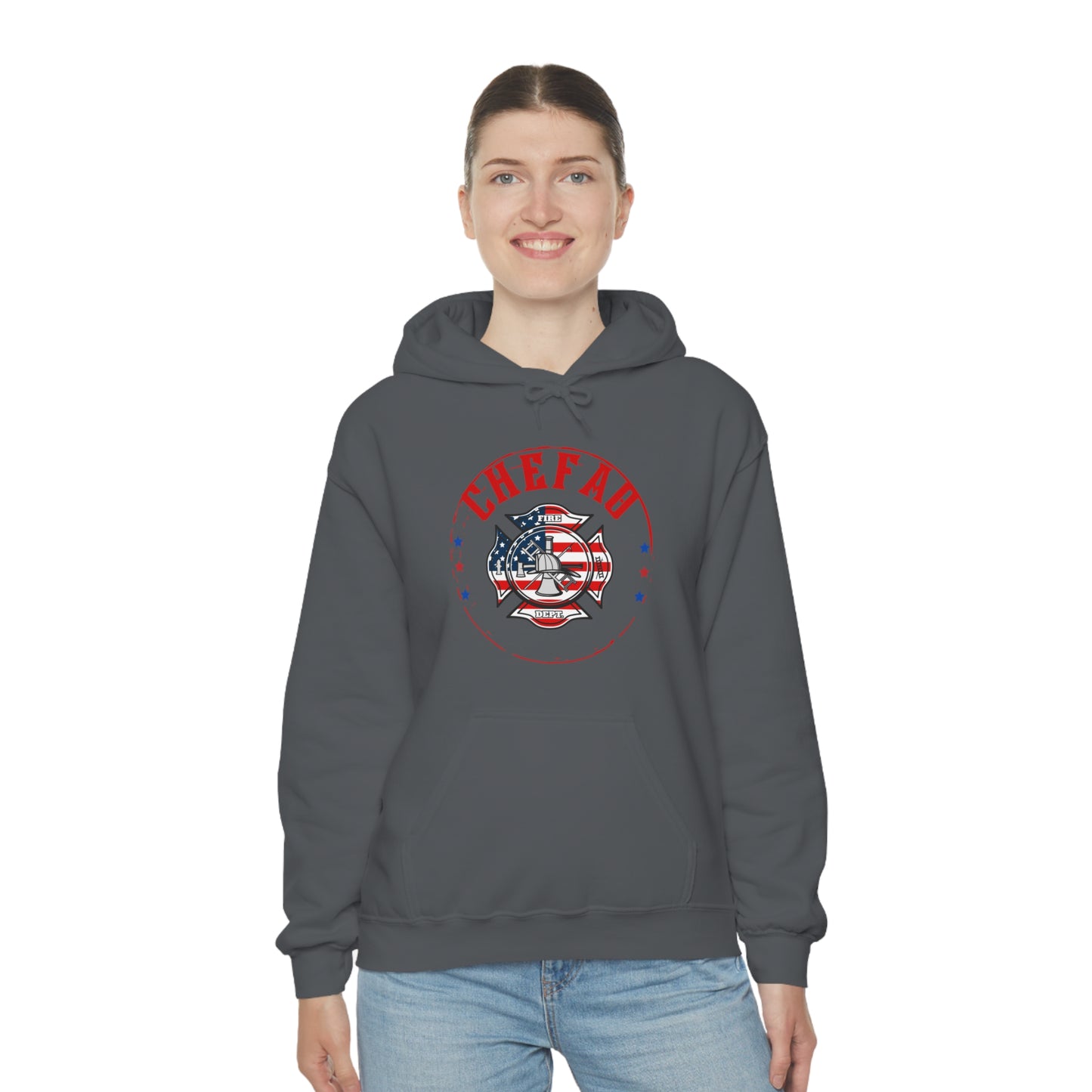 Chefao Fire II, Unisex Heavy Blend Hooded Sweatshirt