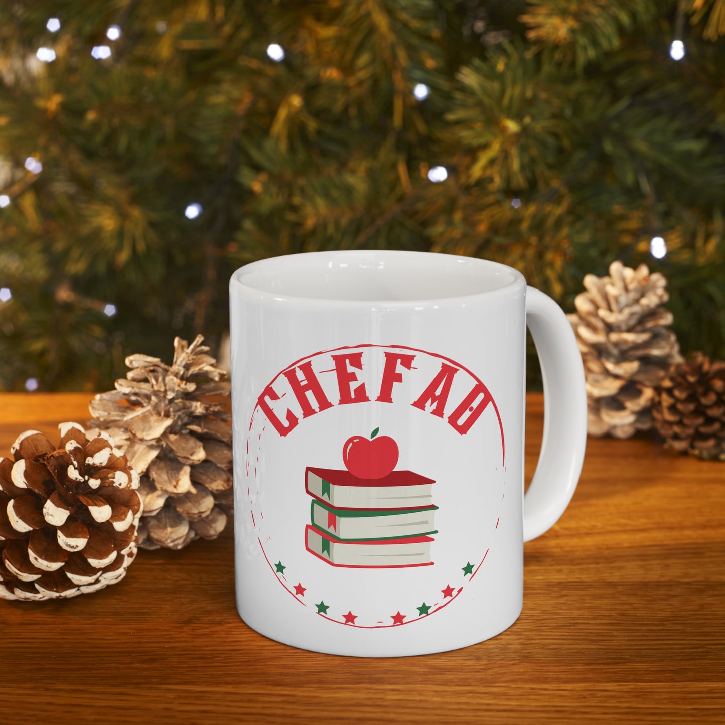 Chefao Teacher II, White Coffee Mug, 11oz