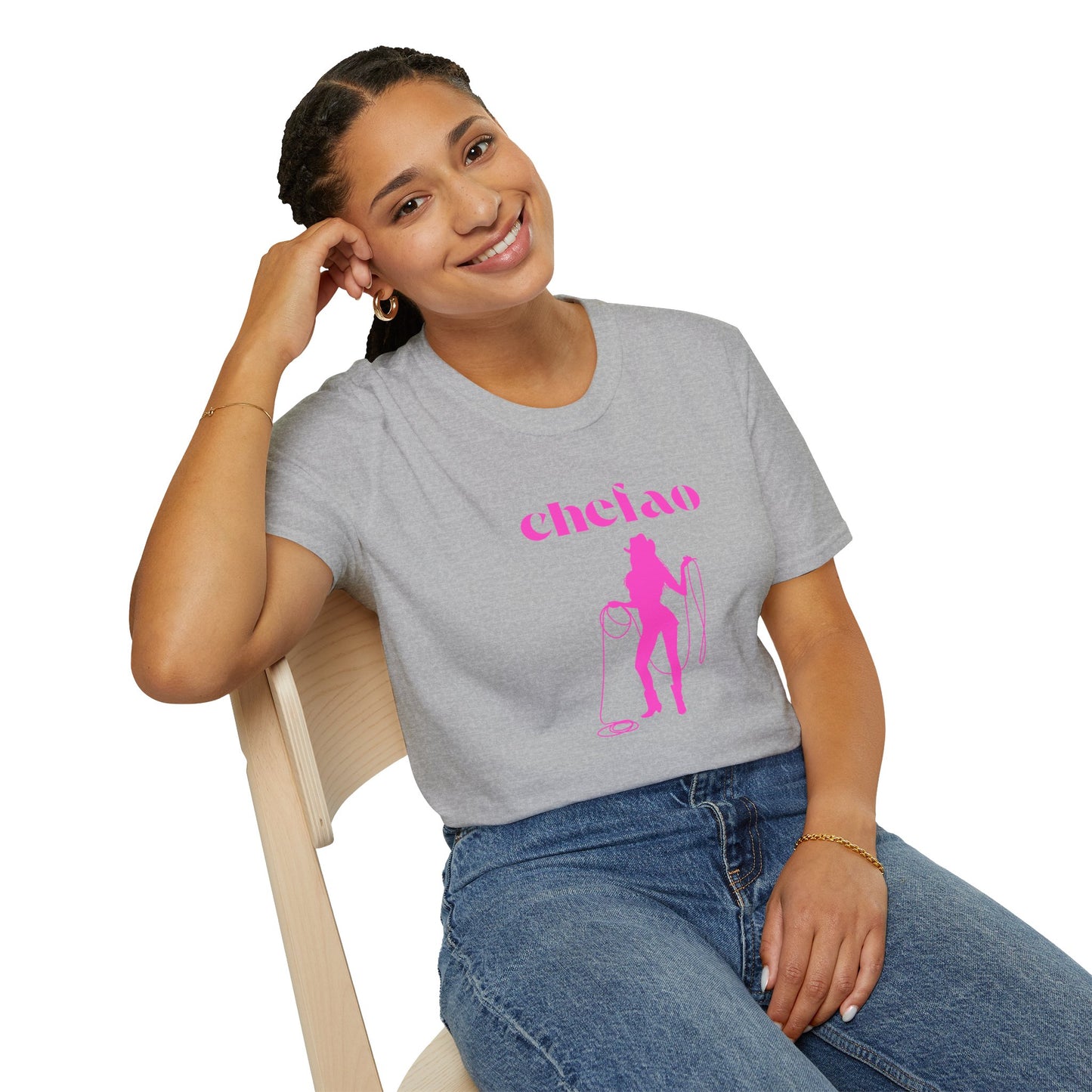 Chefao Cowgirl III, Unisex Softstyle T-Shirt