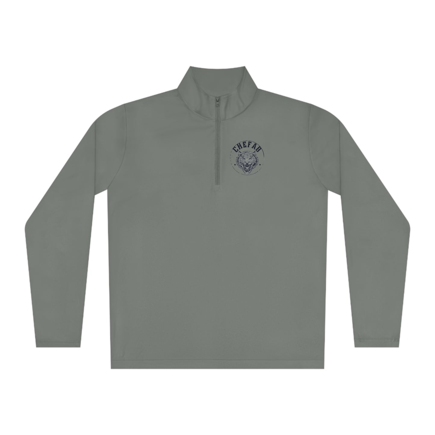 Chefao Tiger, Unisex Quarter-Zip Pullover