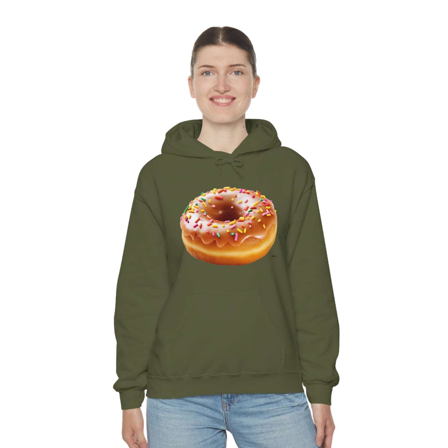 Sprinkled Donut, Unisex Heavy Blend Hooded Sweatshirt