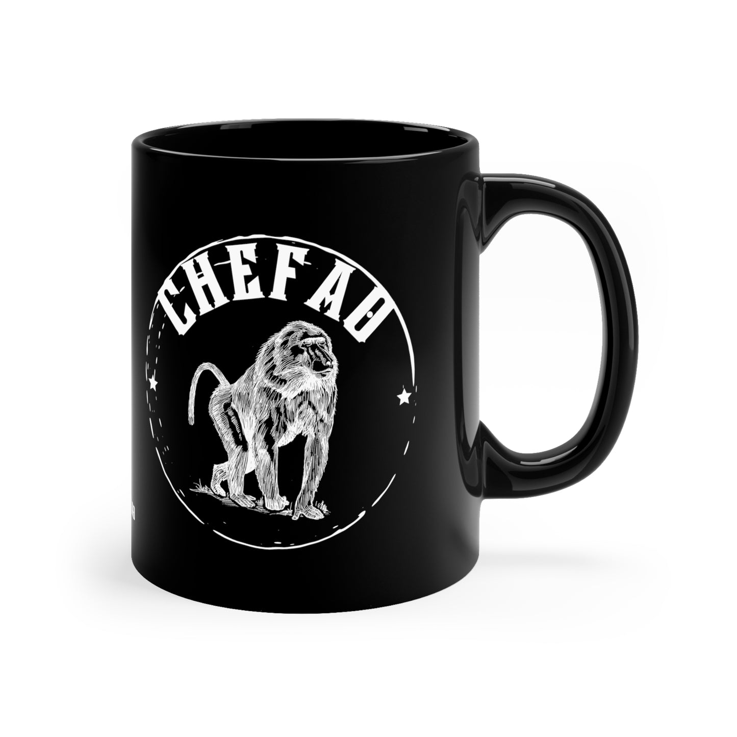 Chefao Baboon Mug, 11oz