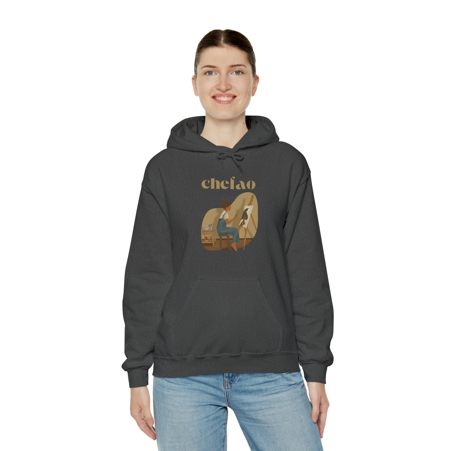 Chefao Artist I, Unisex Heavy Blend™ Hooded Sweatshirt