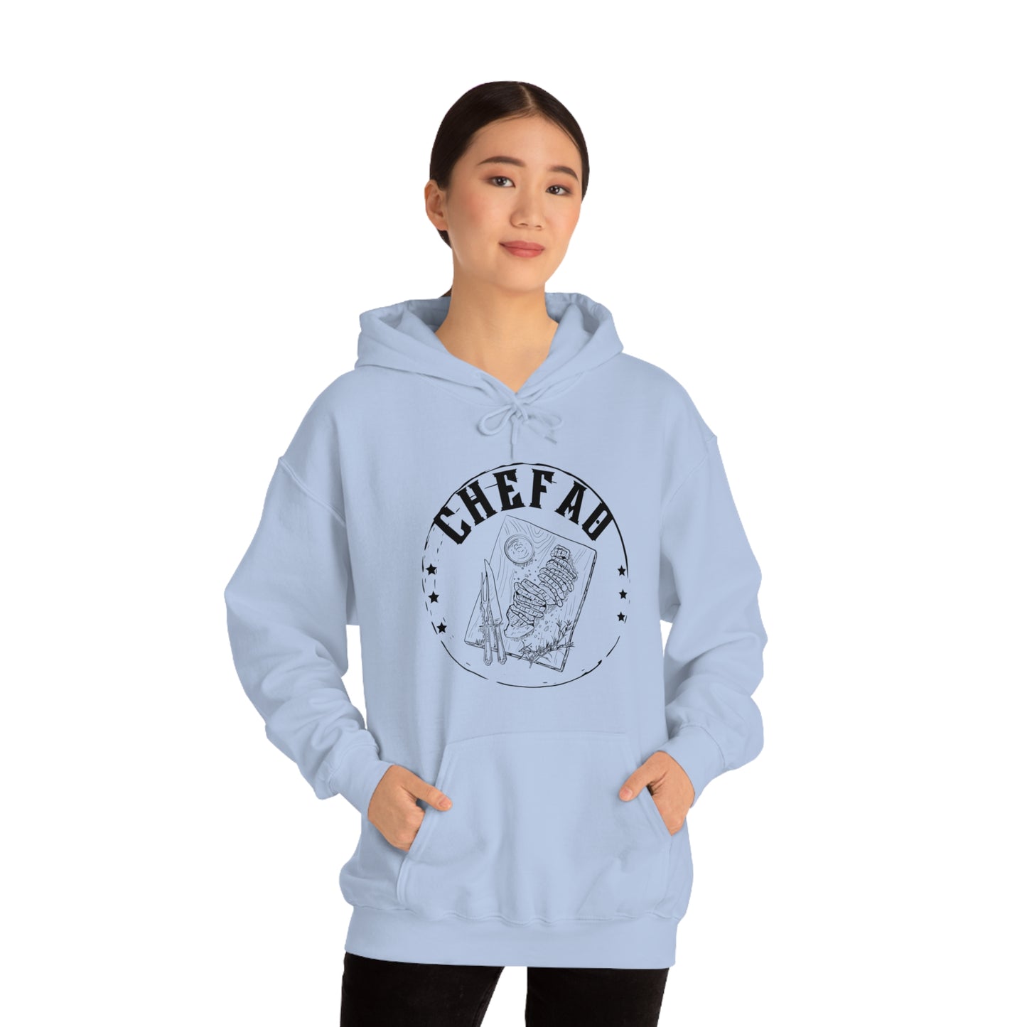 Chefao Barbque, Unisex Heavy Blend Hooded Sweatshirt