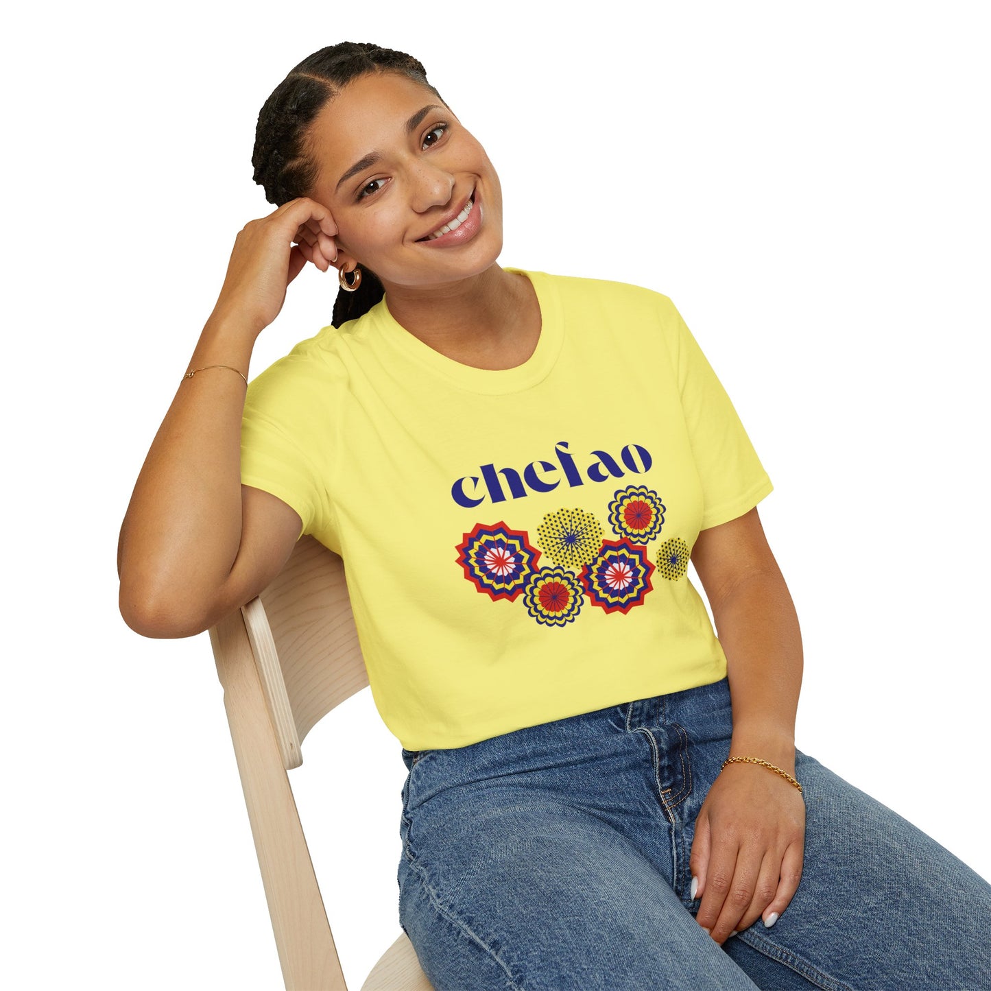 Chefao Paper Fans I, Unisex Softstyle T-Shirt