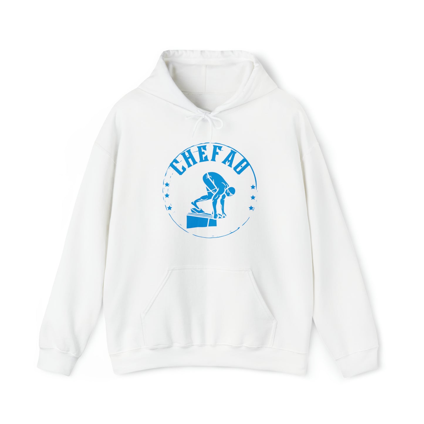 Chefao Swimmer I, Unisex Heavy Blend Hooded Sweatshirt