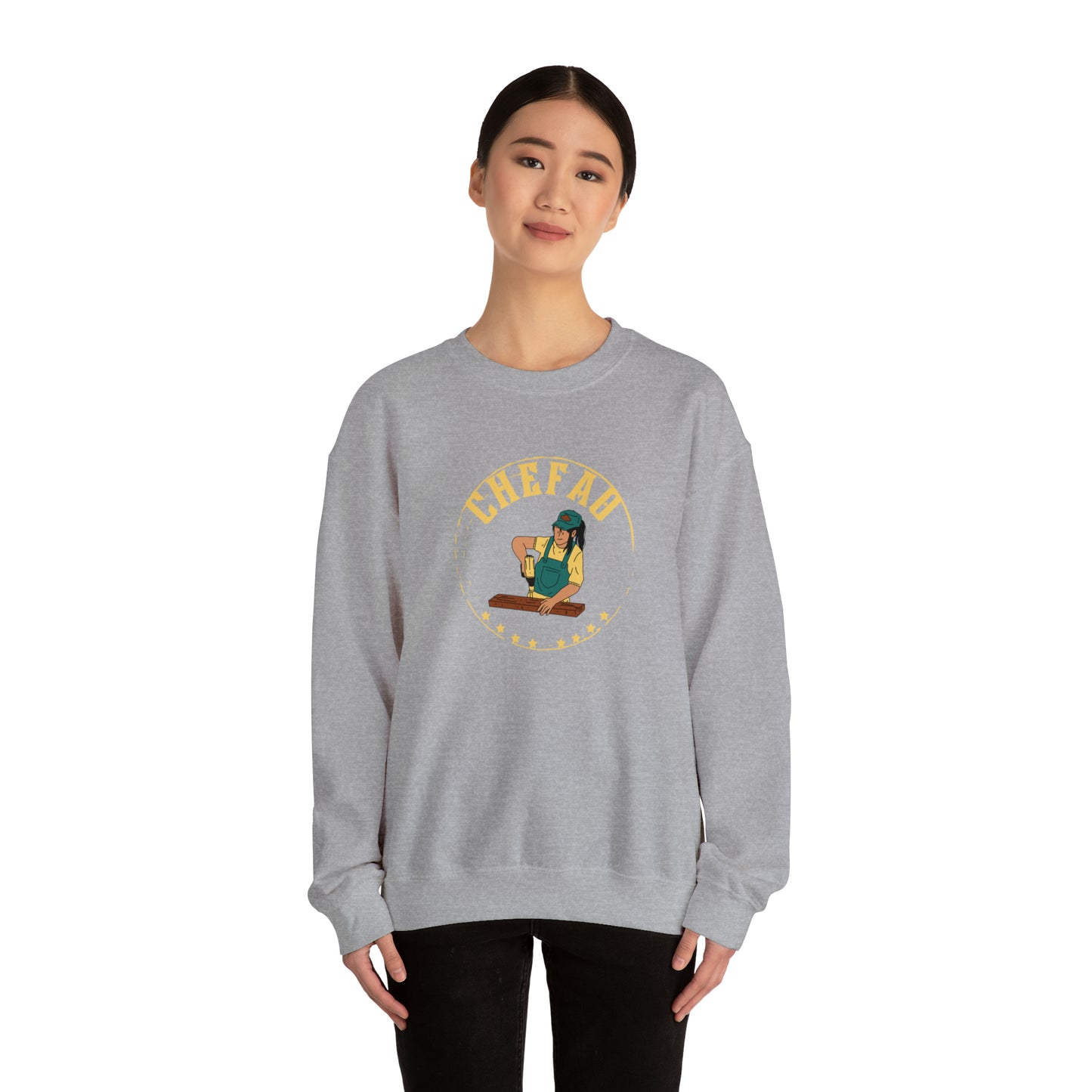 Chefao Carpenter I, Unisex Heavy Blend Crewneck Sweatshirt