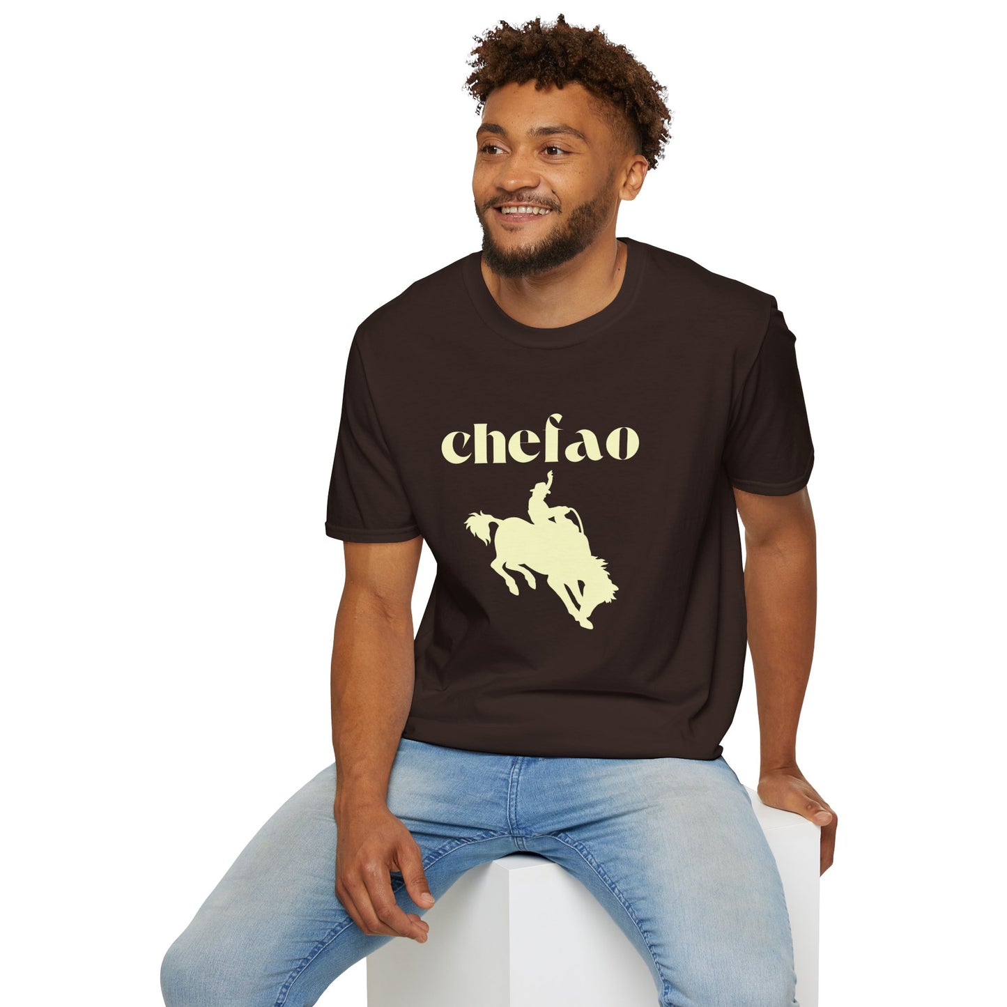 Chefao Cowboy X, Unisex Softstyle T-Shirt