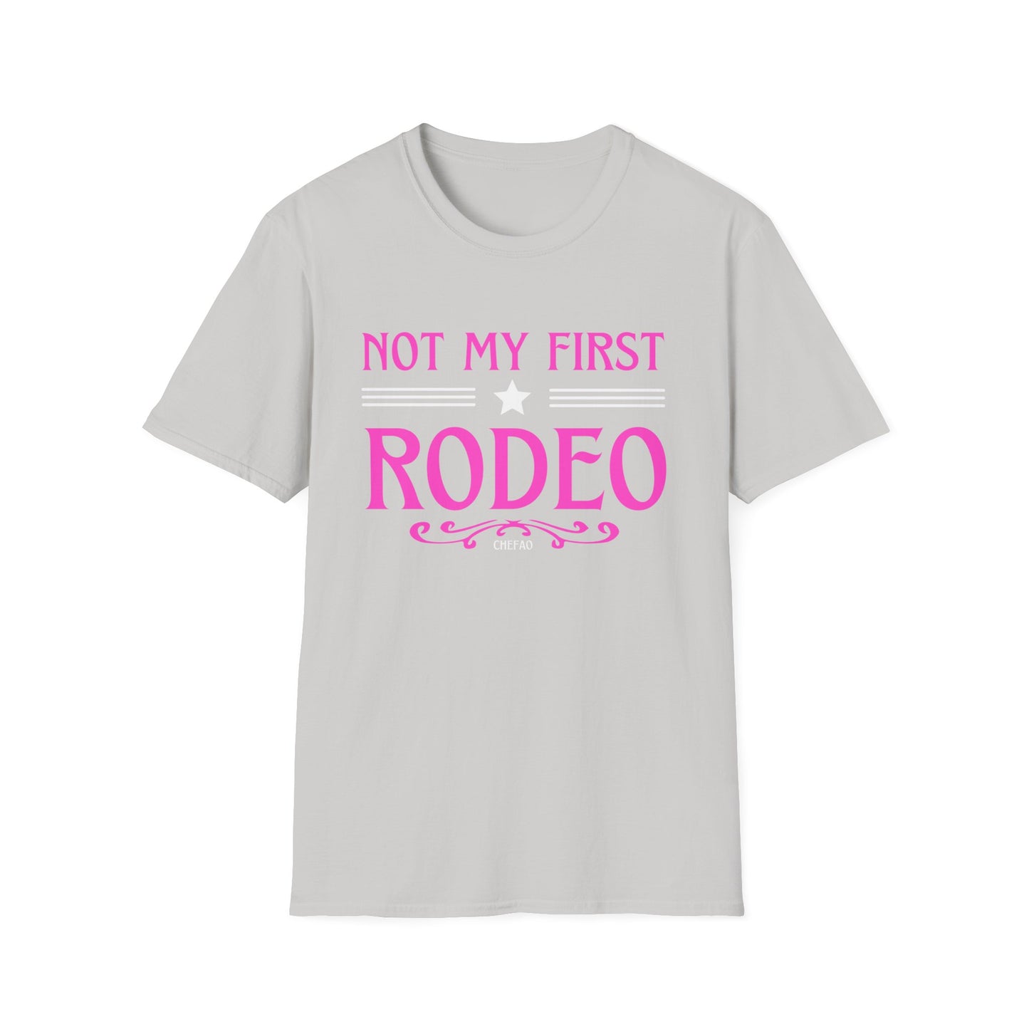 Not My First Rodeo, Unisex Softstyle T-Shirt