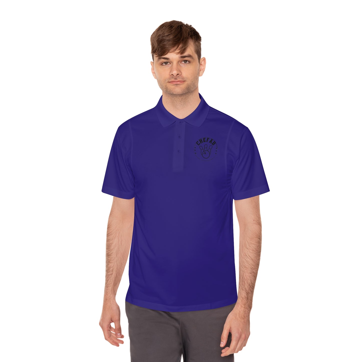 Chefao Bowling I, Men's Sport Polo Shirt