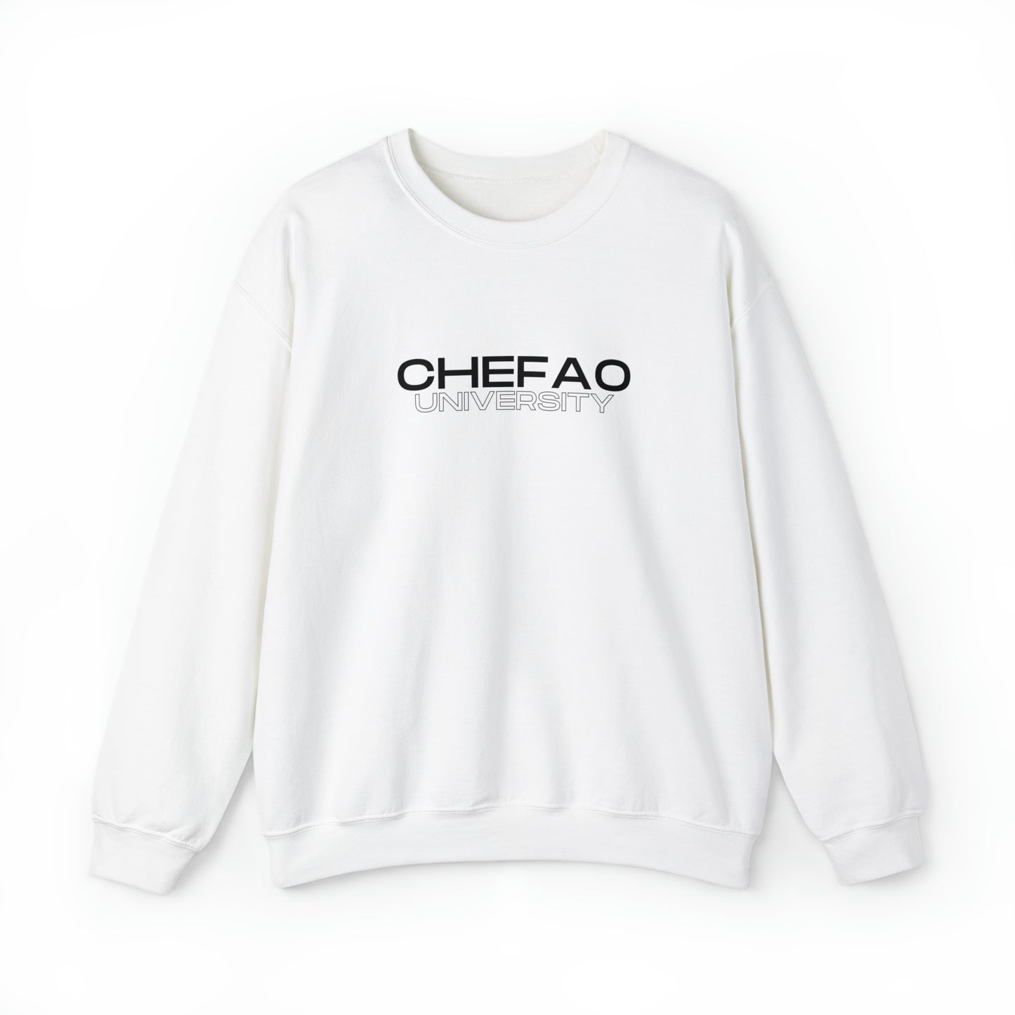 Chefao University I, Unisex Heavy Blend Crewneck Sweatshirt