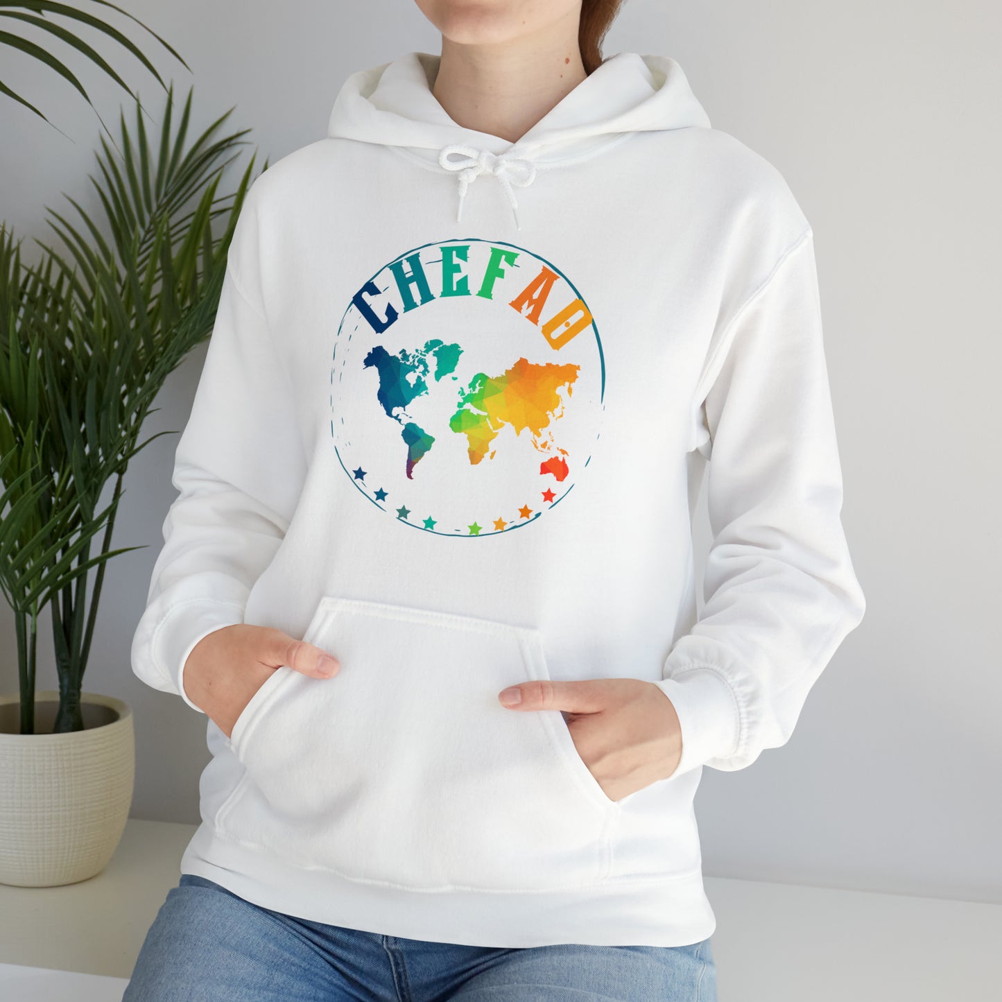 Chefao World I, Unisex Heavy Blend Hooded Sweatshirt