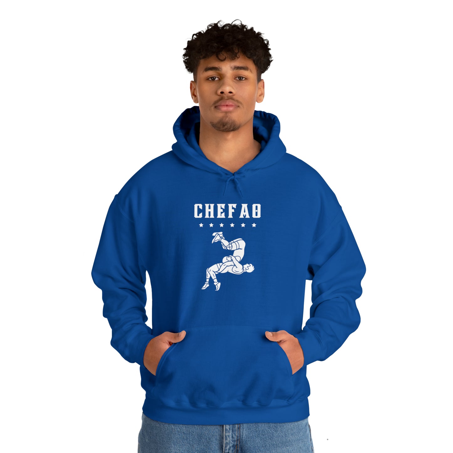 Chefao Wrestling VI, Unisex Heavy Blend Hooded Sweatshirt