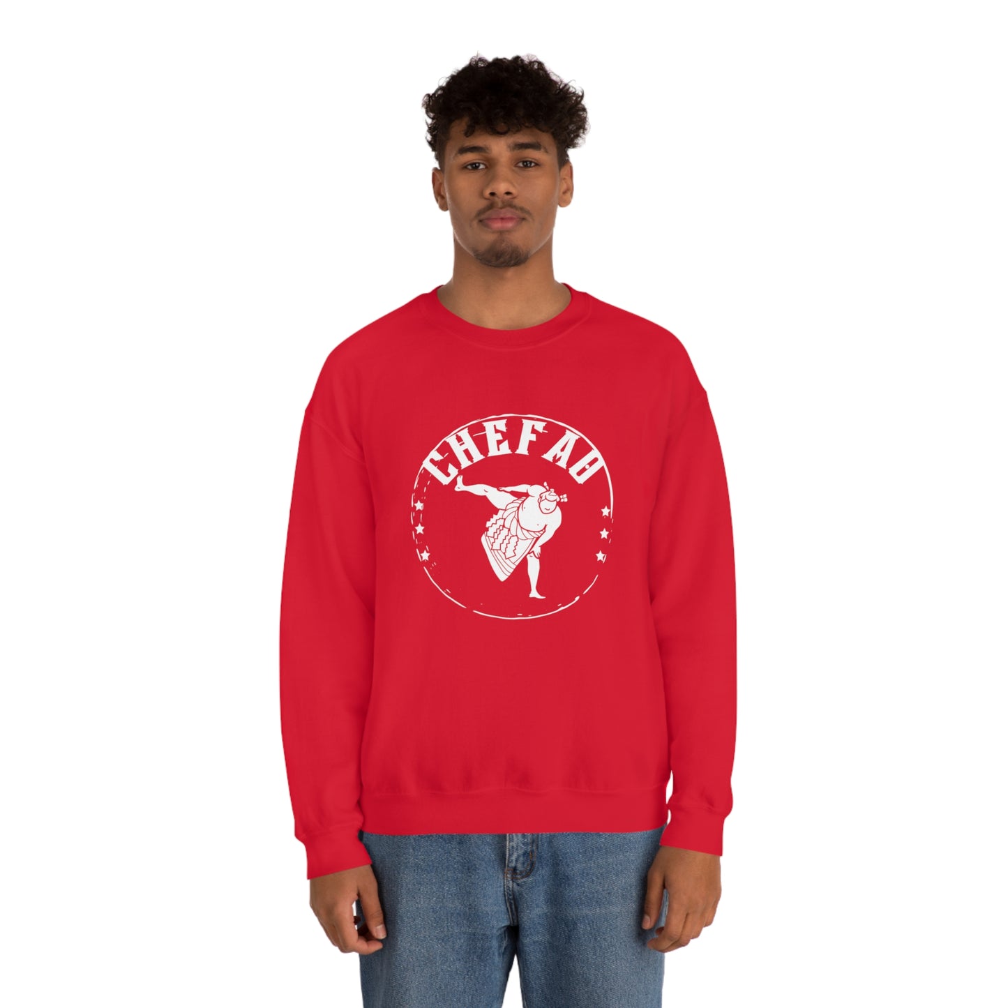 Chefao Sumo I, Unisex Heavy Blend Crewneck Sweatshirt