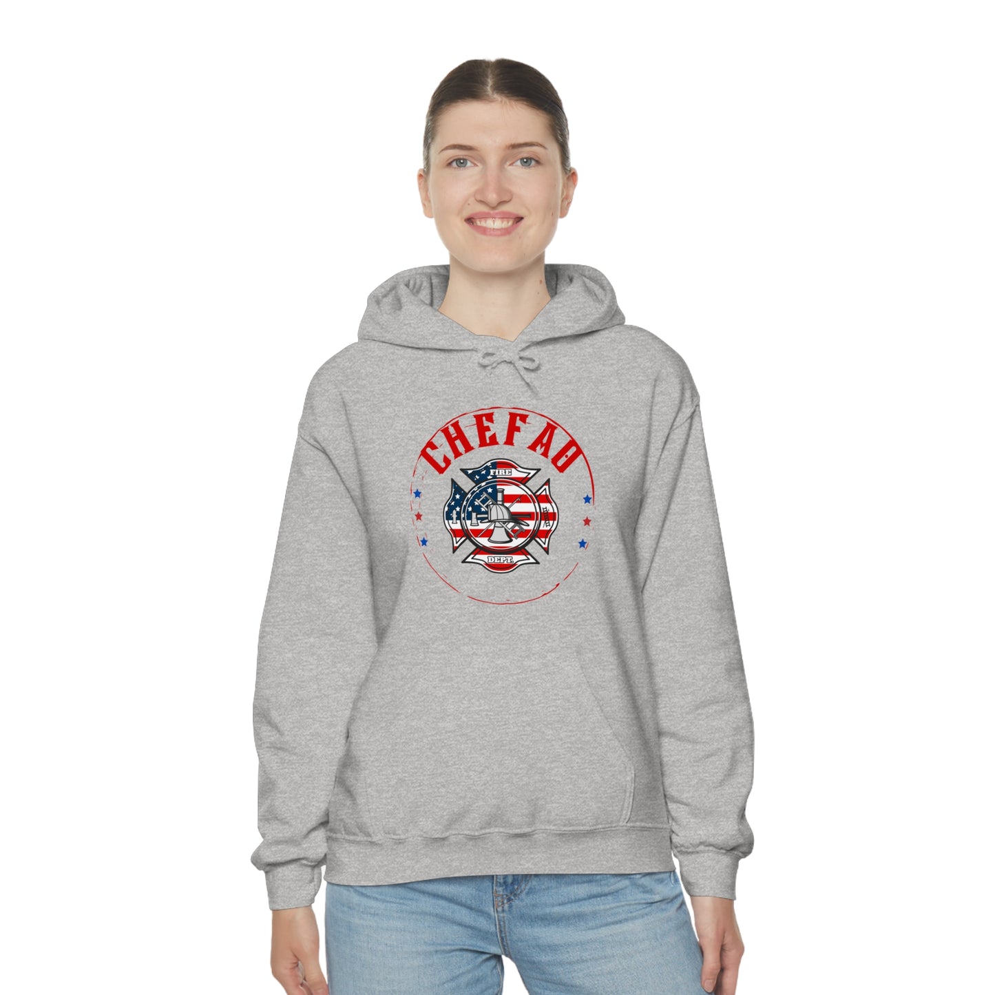 Chefao Fire II, Unisex Heavy Blend Hooded Sweatshirt