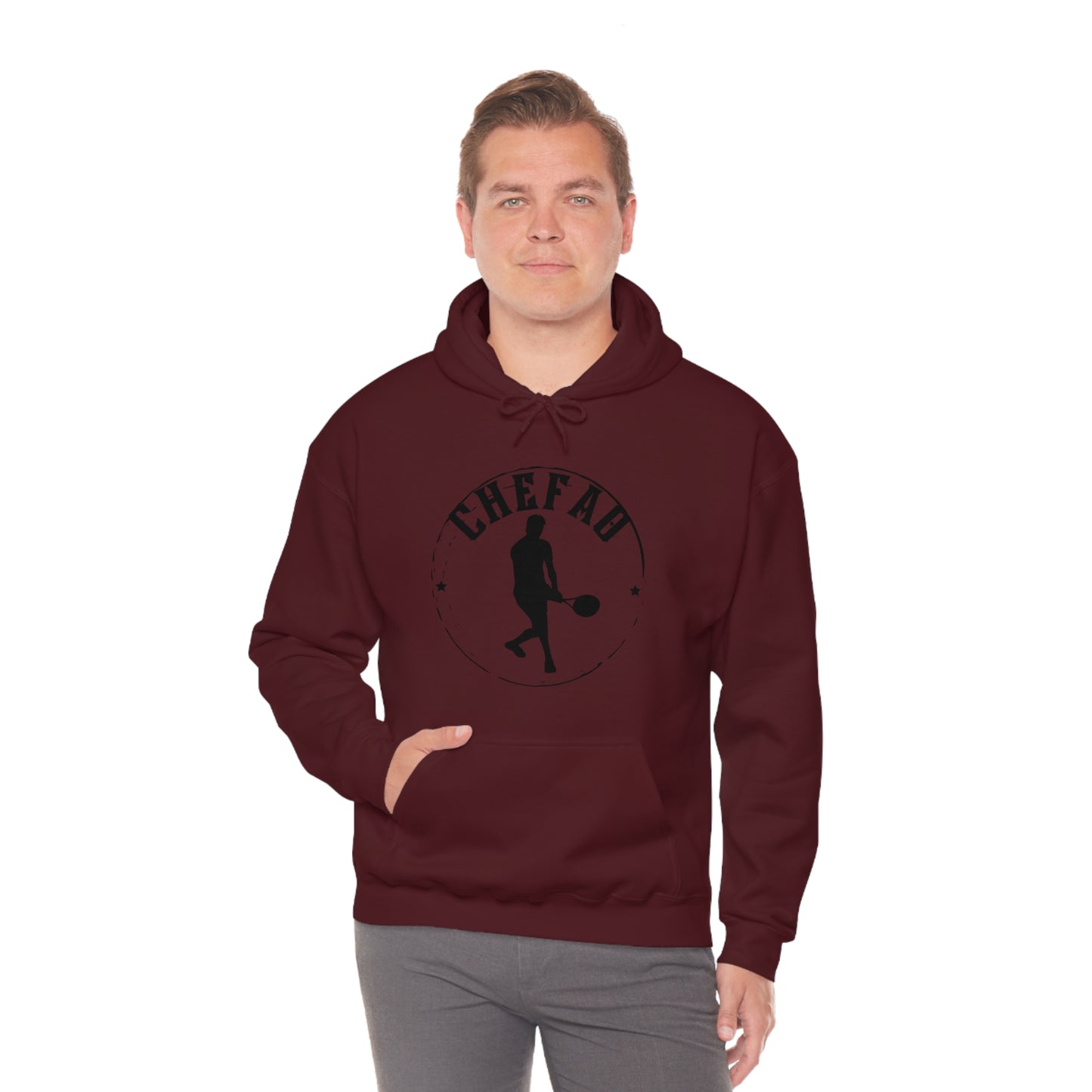 Chefao Tennis II, Unisex Heavy Blend Hooded Sweatshirt