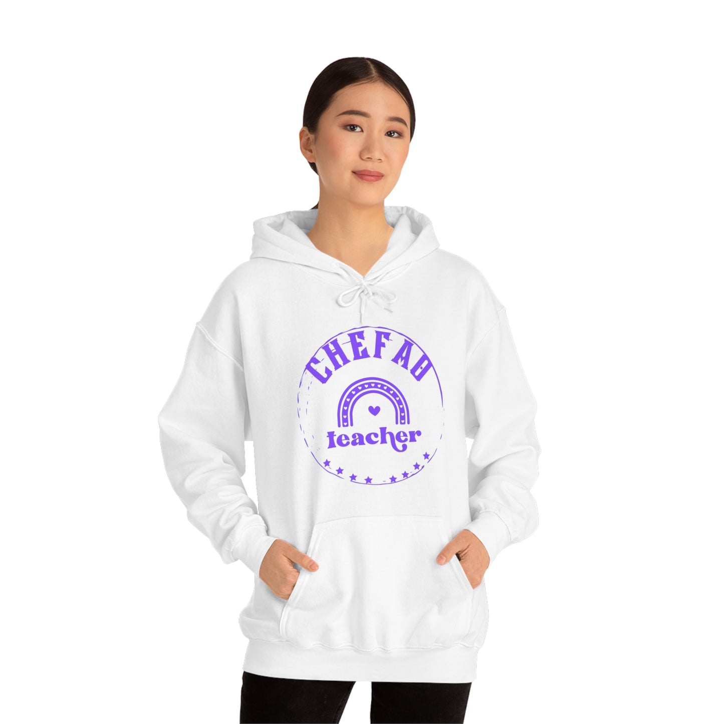 Chefao Teacher III, Unisex Heavy Blend Hooded Sweatshirt