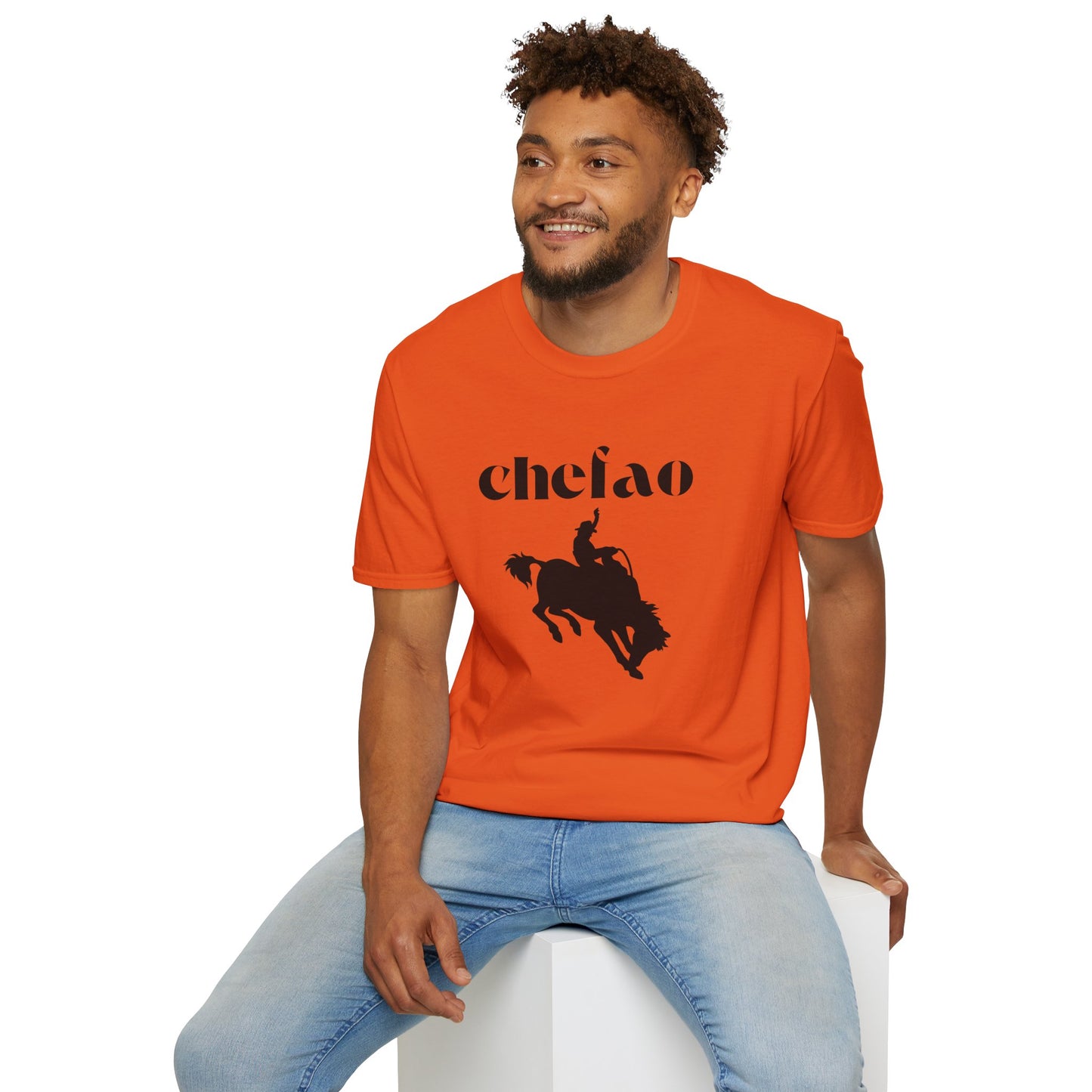 Chefao Cowboy X, Unisex Softstyle T-Shirt