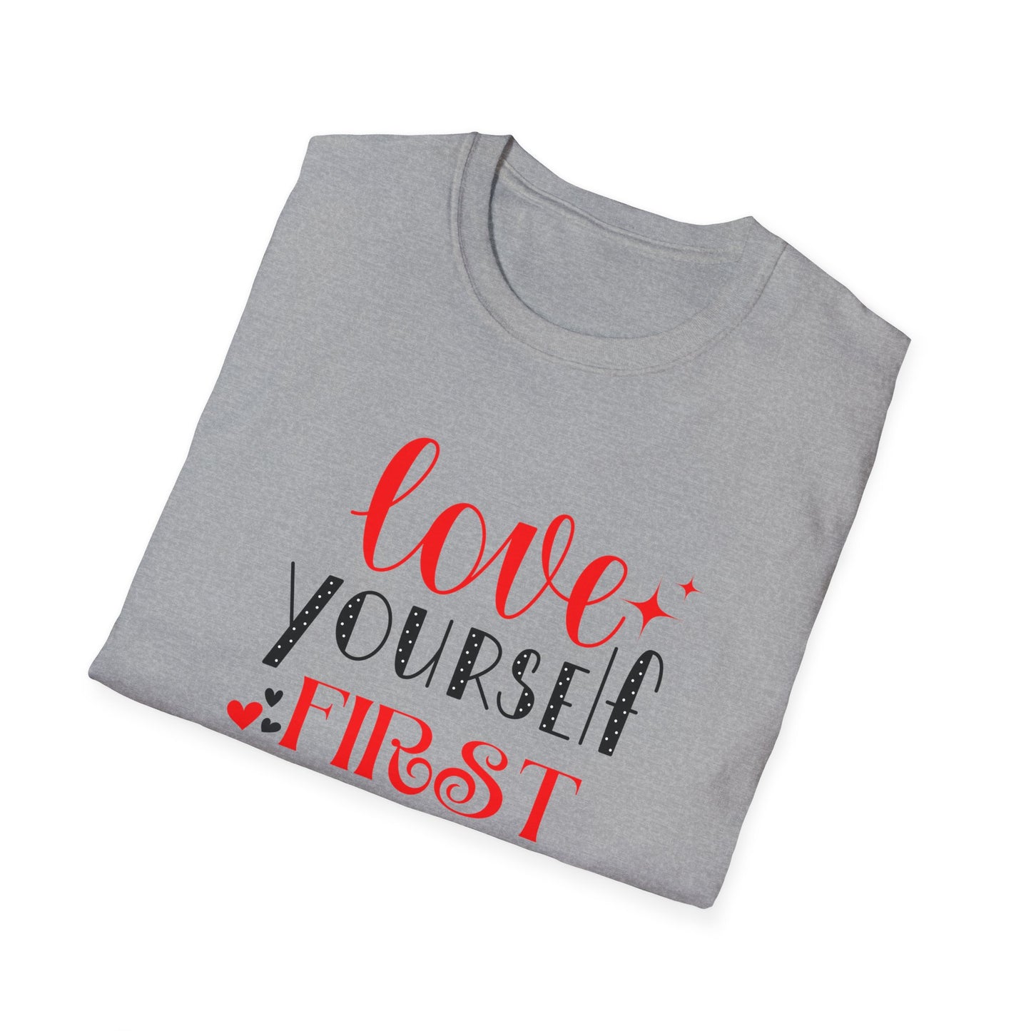 Love Yourself First I, Unisex Softstyle T-Shirt