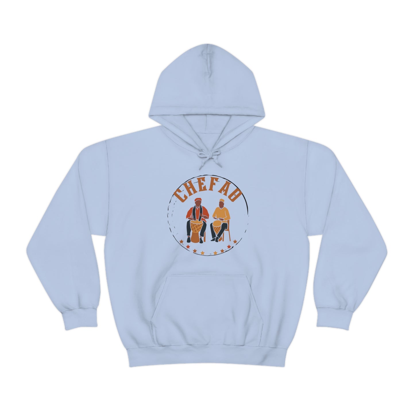 Chefao Drums I, Unisex Heavy Blend Hooded Sweatshirt