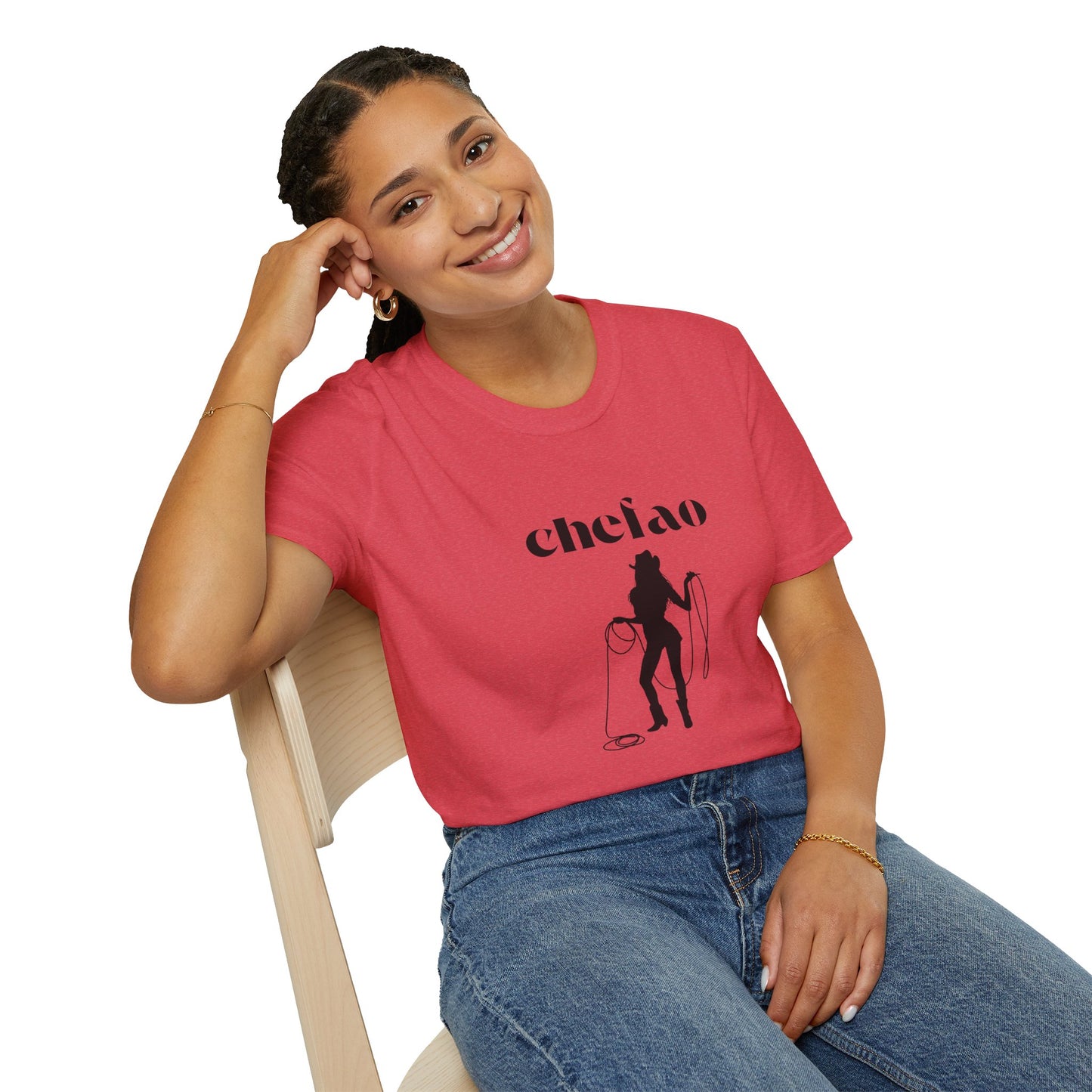 Chefao Cowgirl III, Unisex Softstyle T-Shirt