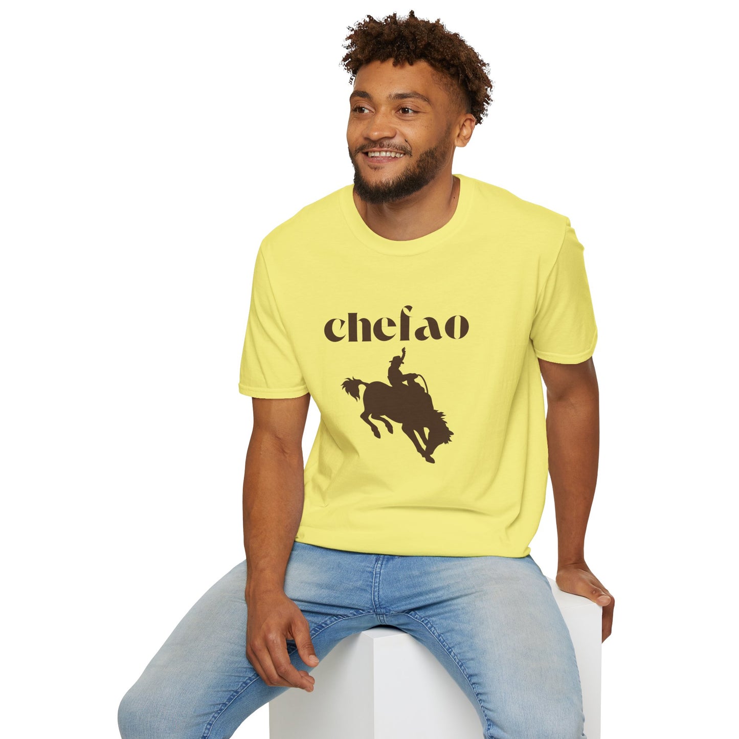 Chefao Cowboy X, Unisex Softstyle T-Shirt