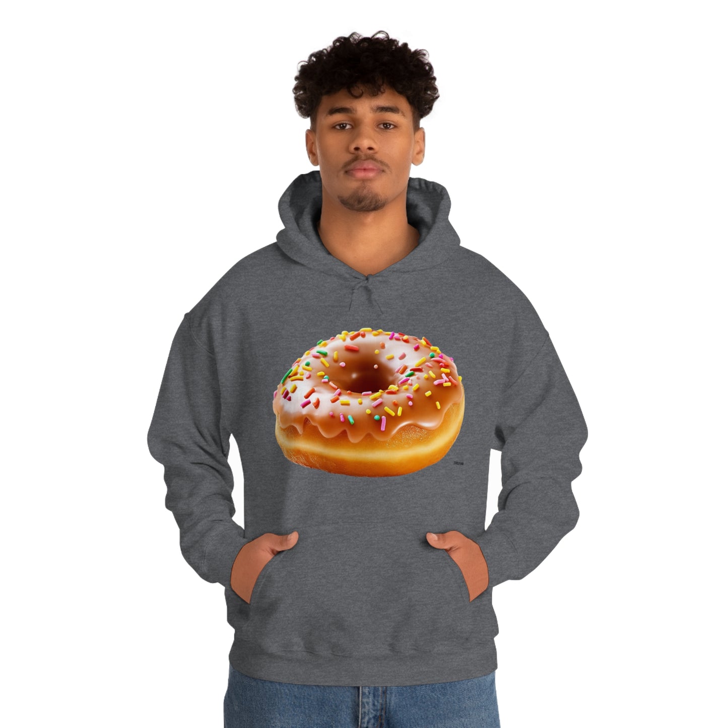 Sprinkled Donut, Unisex Heavy Blend Hooded Sweatshirt