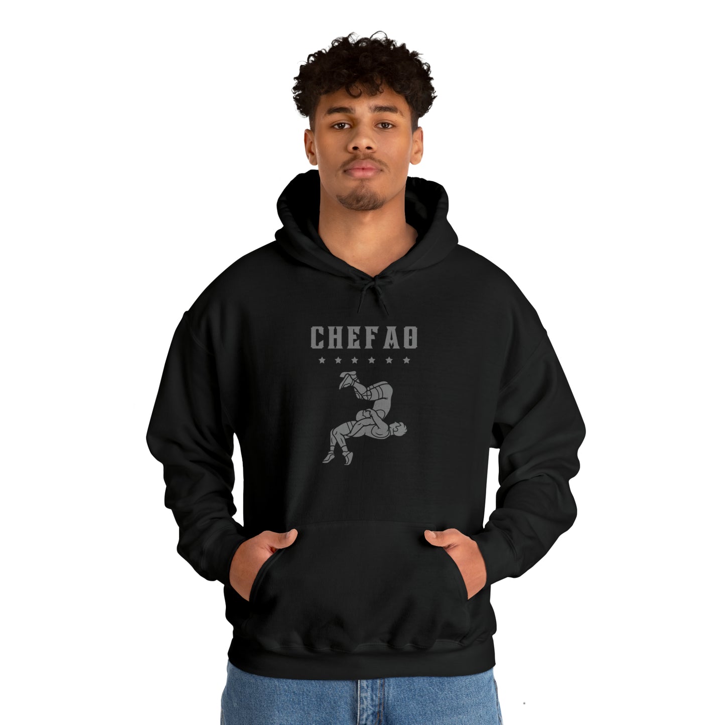 Chefao Wrestling VI, Unisex Heavy Blend Hooded Sweatshirt