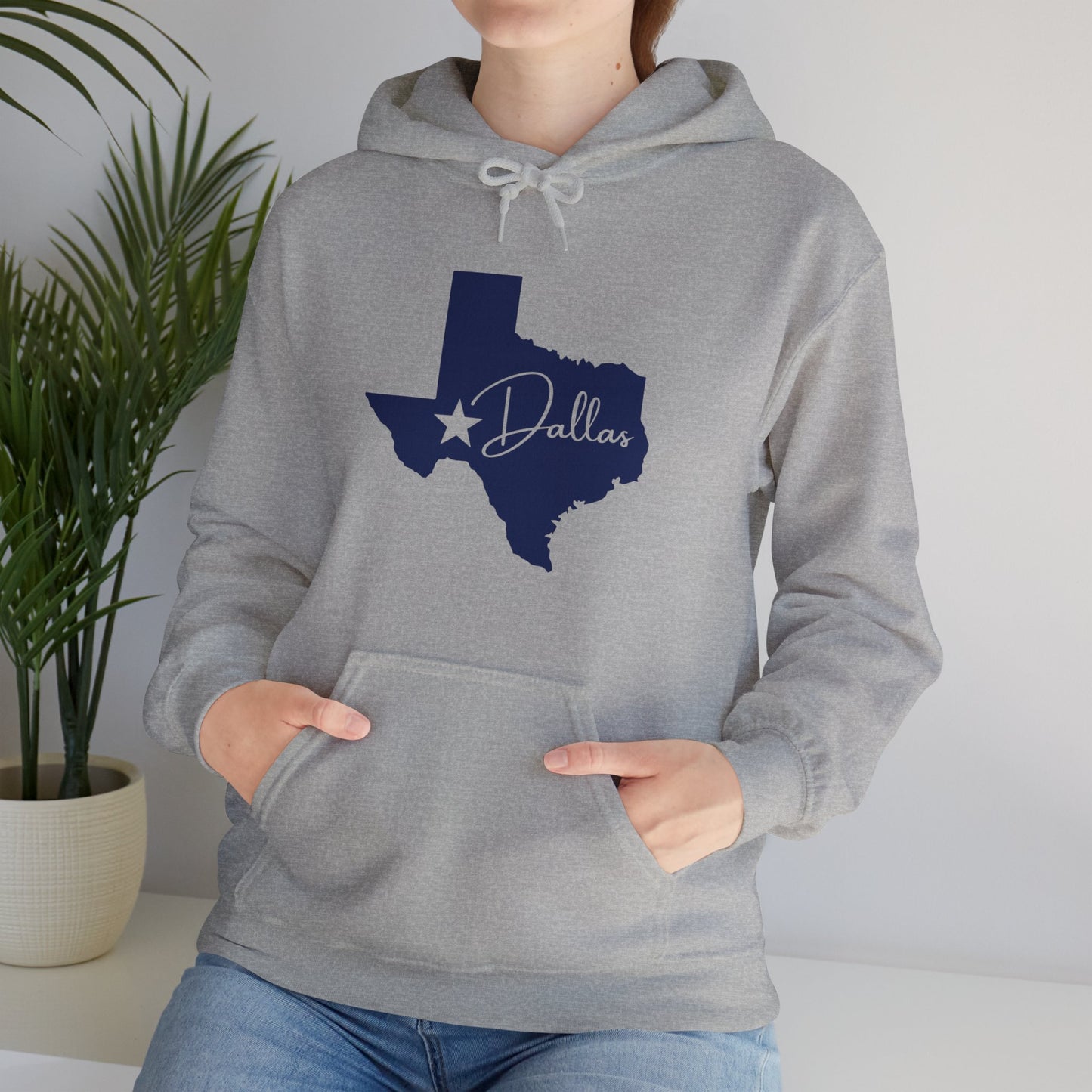 Chefao Dallas, Texas I, Unisex Heavy Blend Hooded Sweatshirt