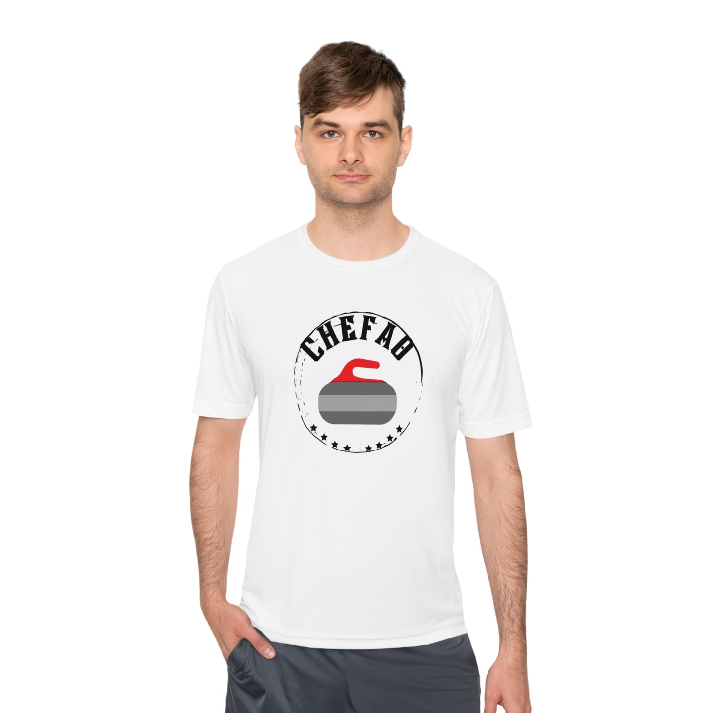 Chefao Curling I, Unisex Moisture Wicking Tee