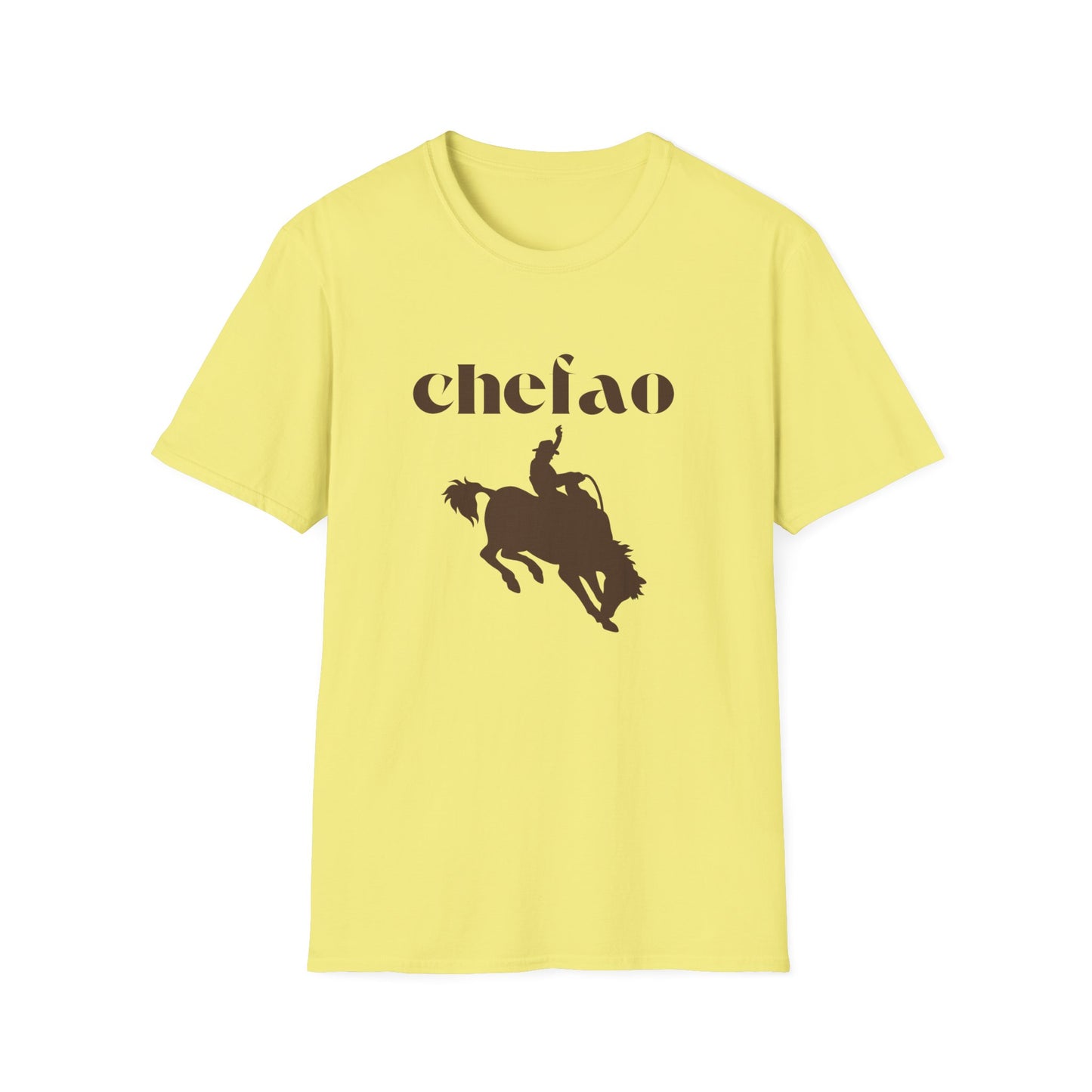 Chefao Cowboy X, Unisex Softstyle T-Shirt