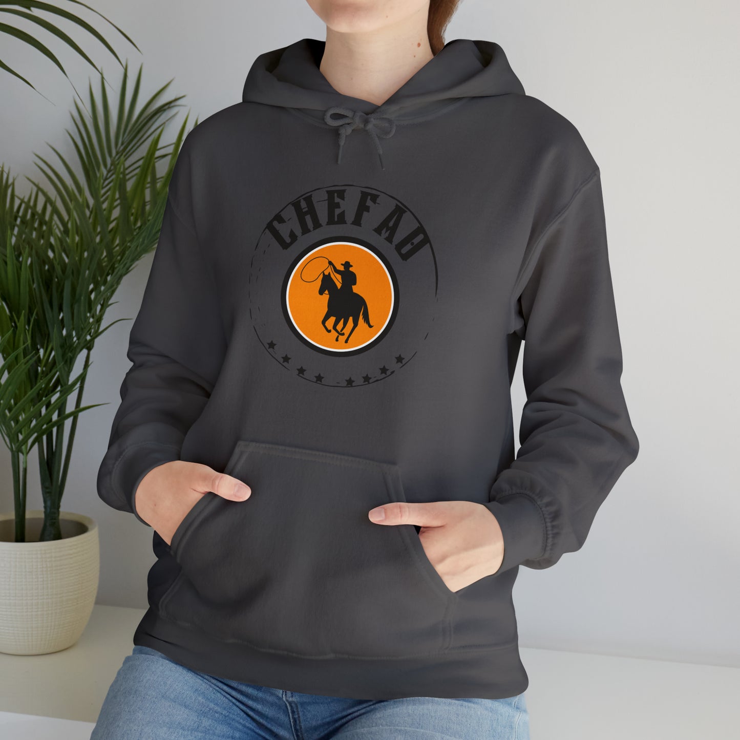 Chefao Cowboy II, Unisex Heavy Blend Hooded Sweatshirt