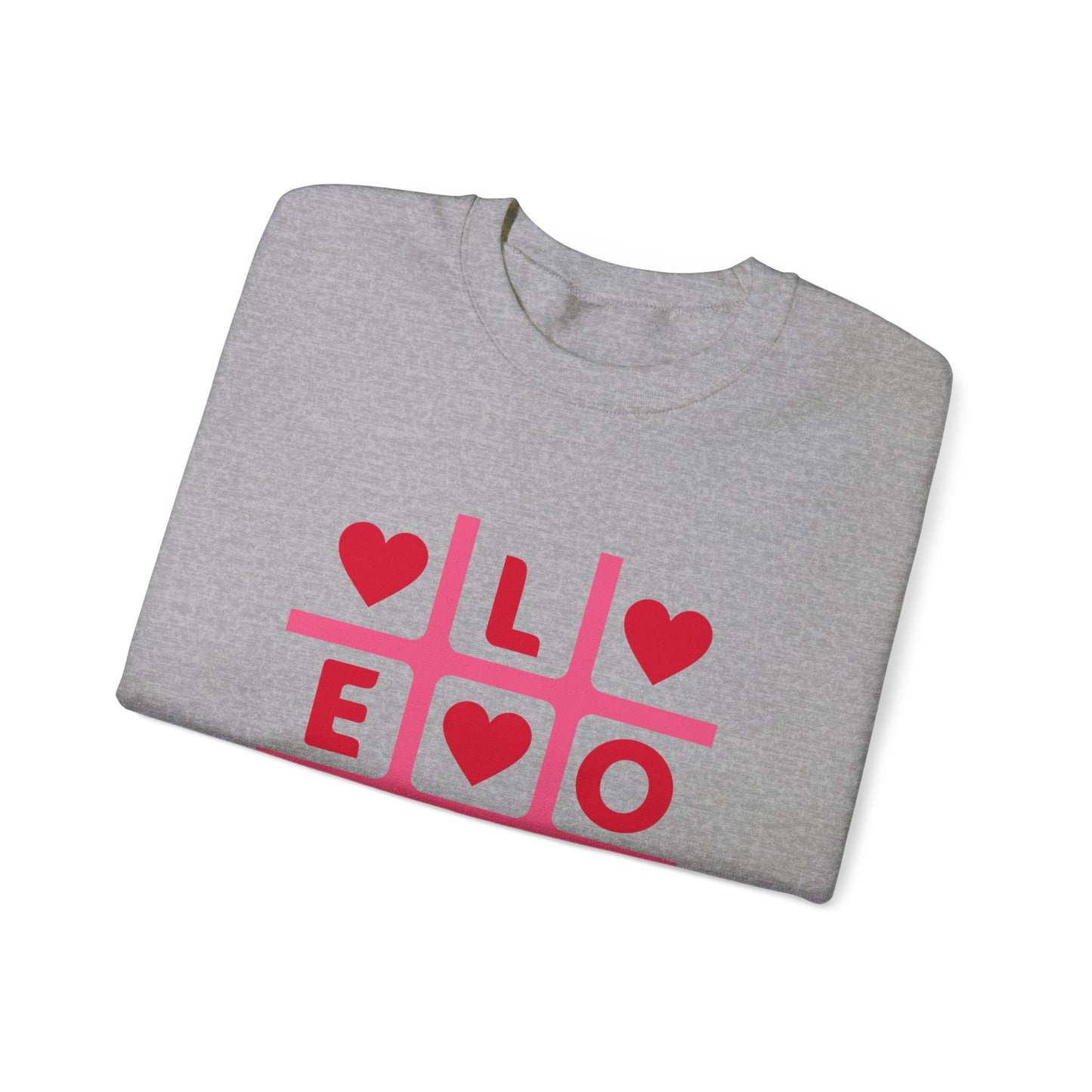 Chefao Love Tic Tac Toe I, Unisex Heavy Blend™ Crewneck Sweatshirt