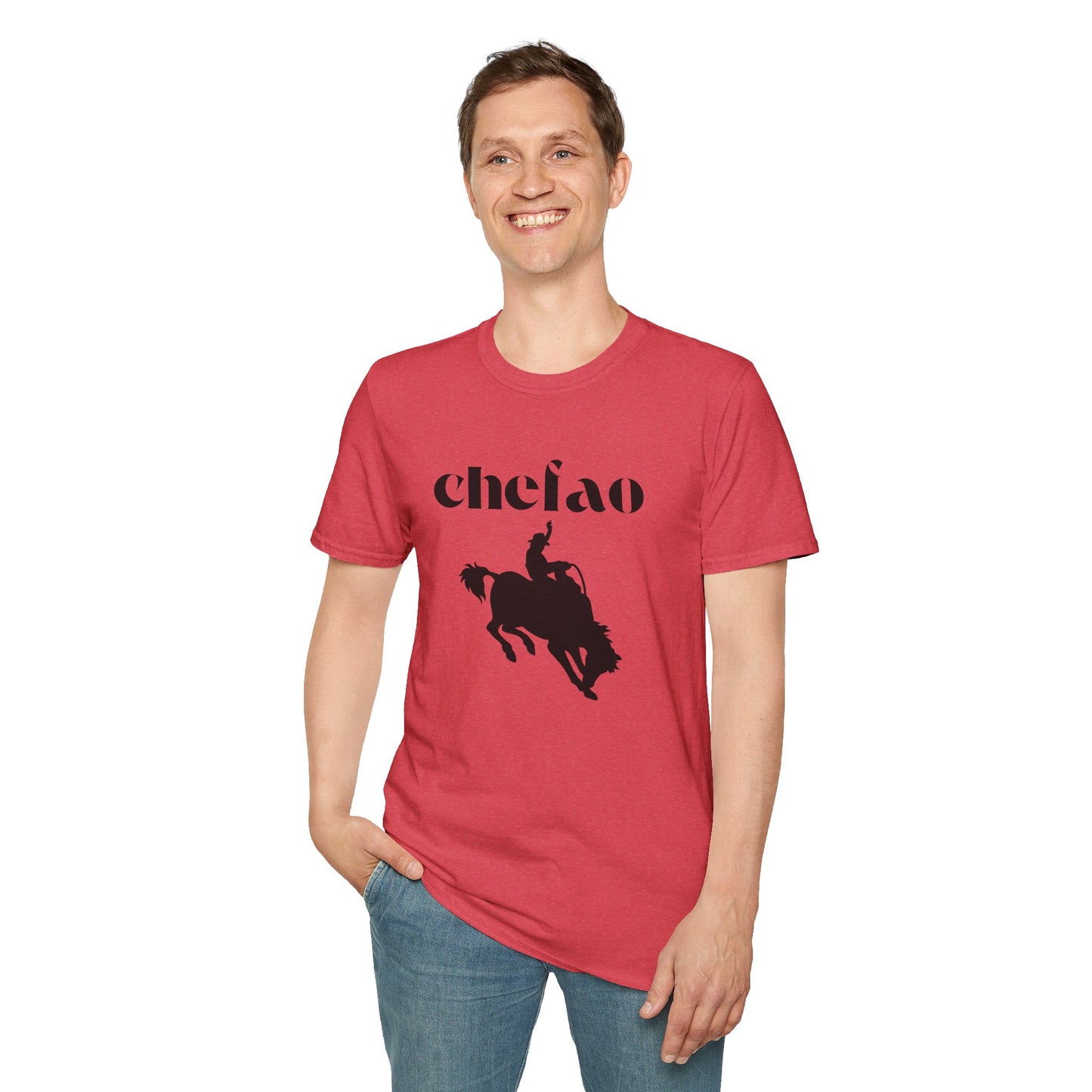 Chefao Cowboy X, Unisex Softstyle T-Shirt