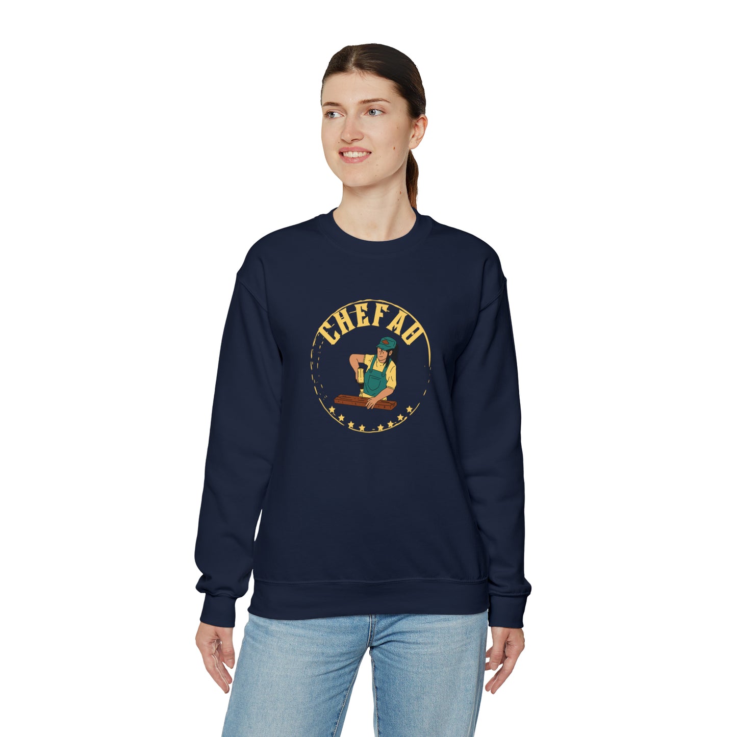 Chefao Carpenter I, Unisex Heavy Blend Crewneck Sweatshirt