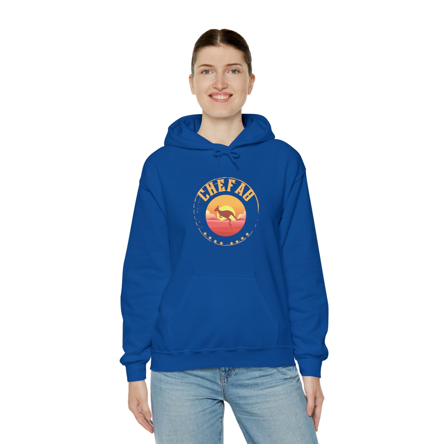 Chefao Kangaroo I, Unisex Heavy Blend Hooded Sweatshirt