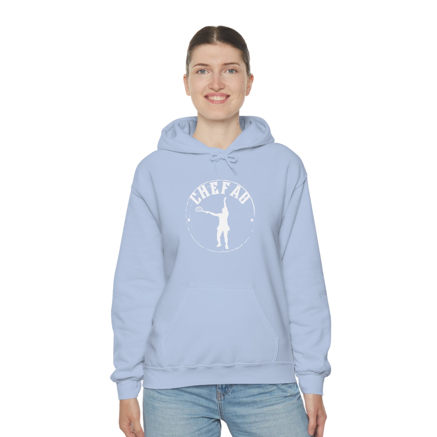 Chefao Tennis I, Unisex Heavy Blend Hooded Sweatshirt