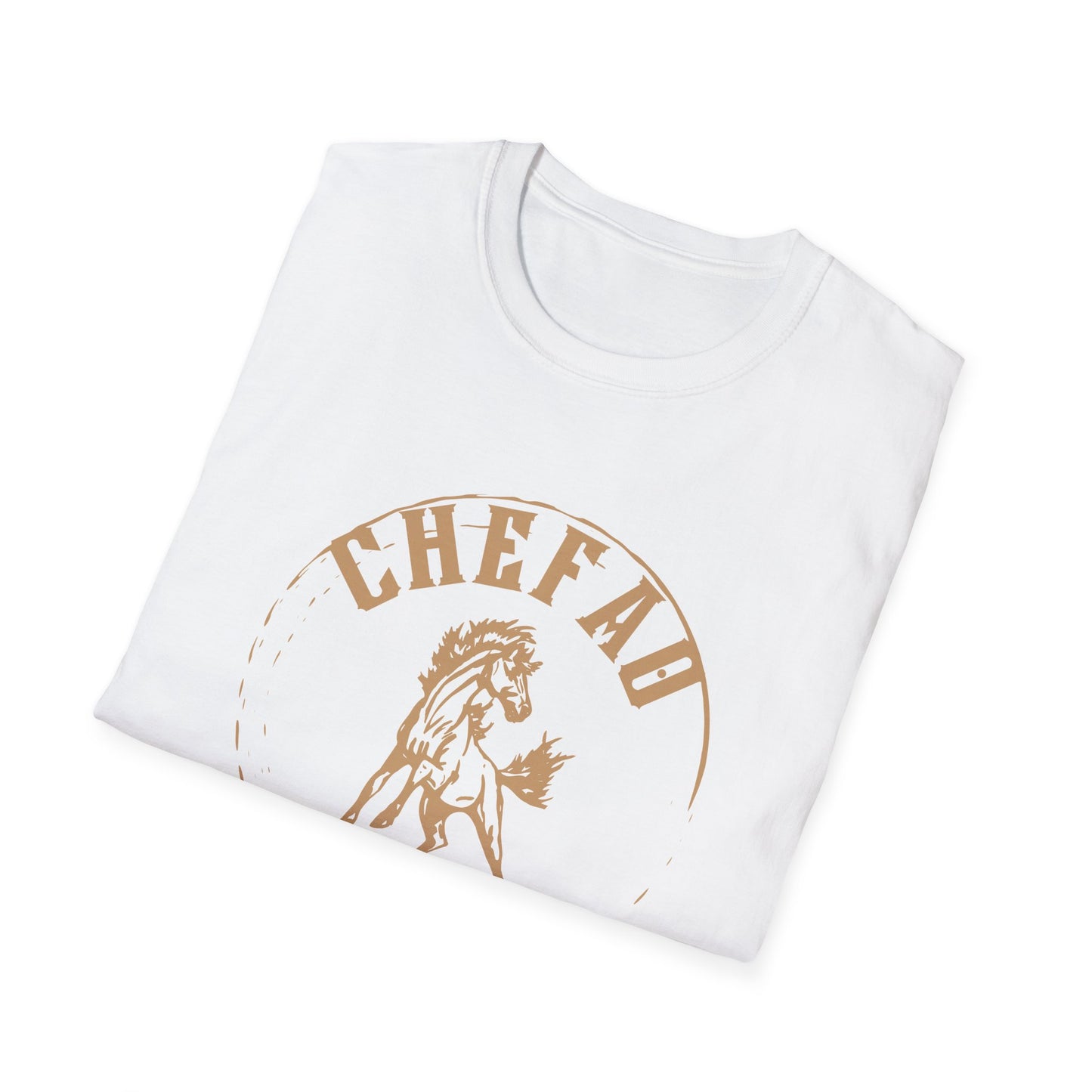 Chefao Horse II, Unisex Softstyle T-Shirt