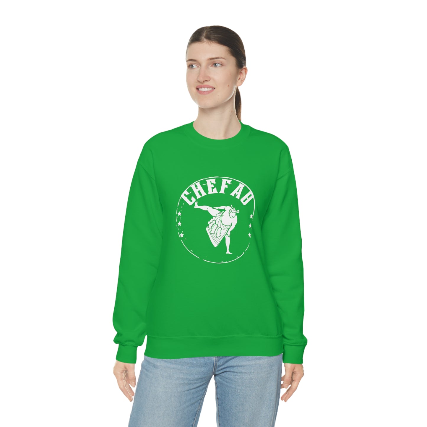 Chefao Sumo I, Unisex Heavy Blend Crewneck Sweatshirt