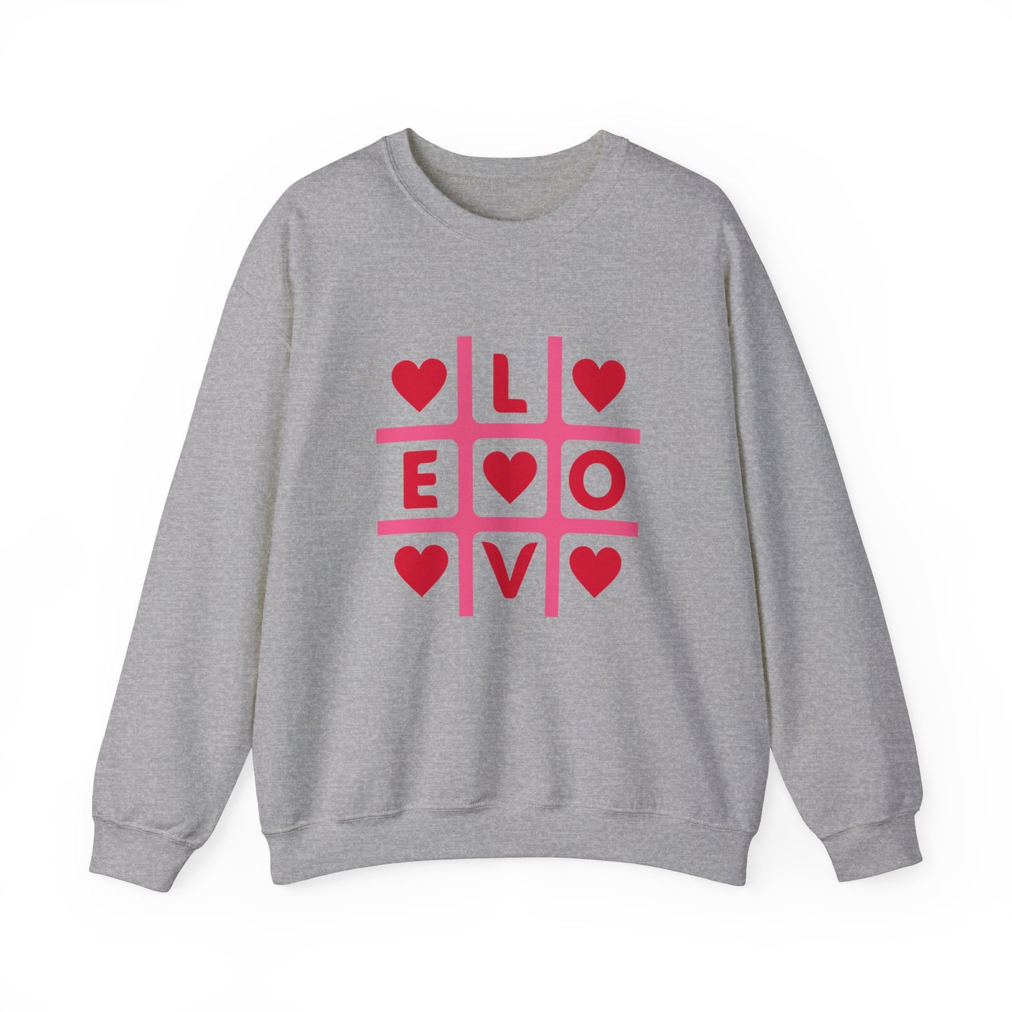 Chefao Love Tic Tac Toe I, Unisex Heavy Blend™ Crewneck Sweatshirt