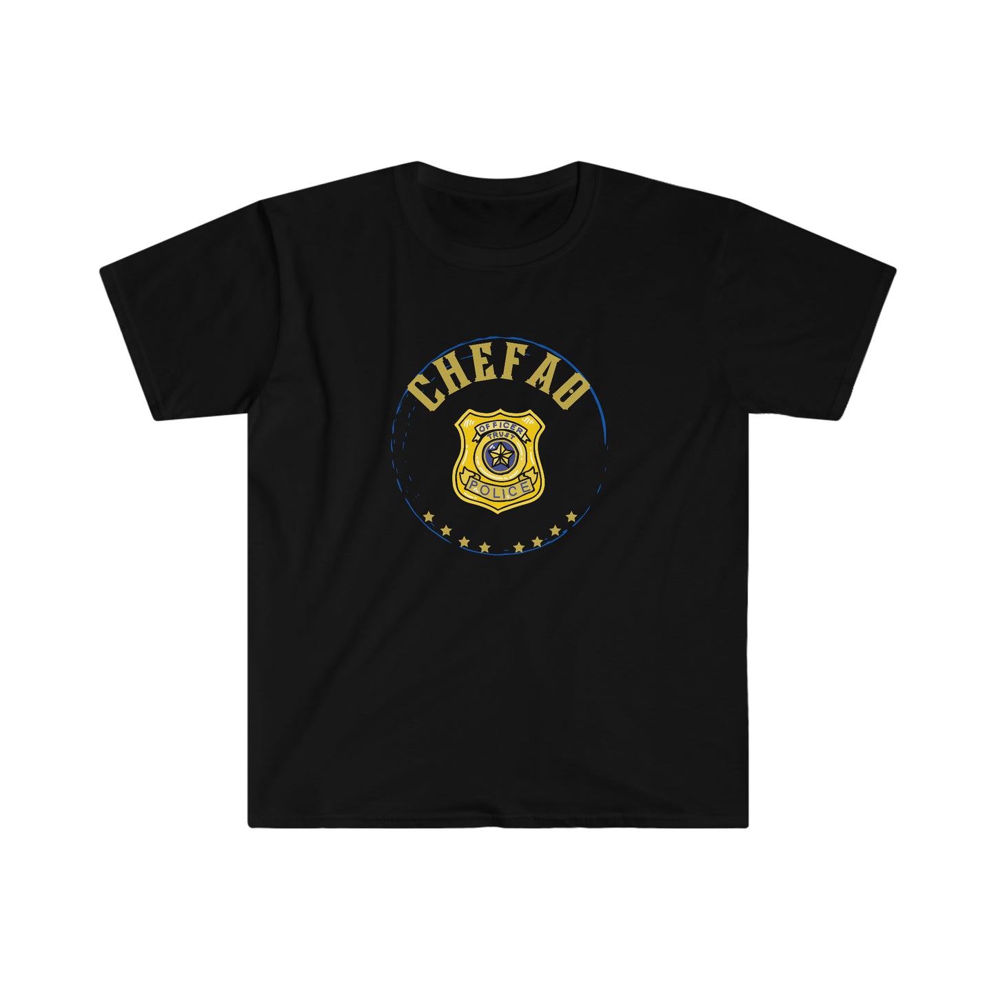 Chefao Police I, Unisex Softstyle T-Shirt