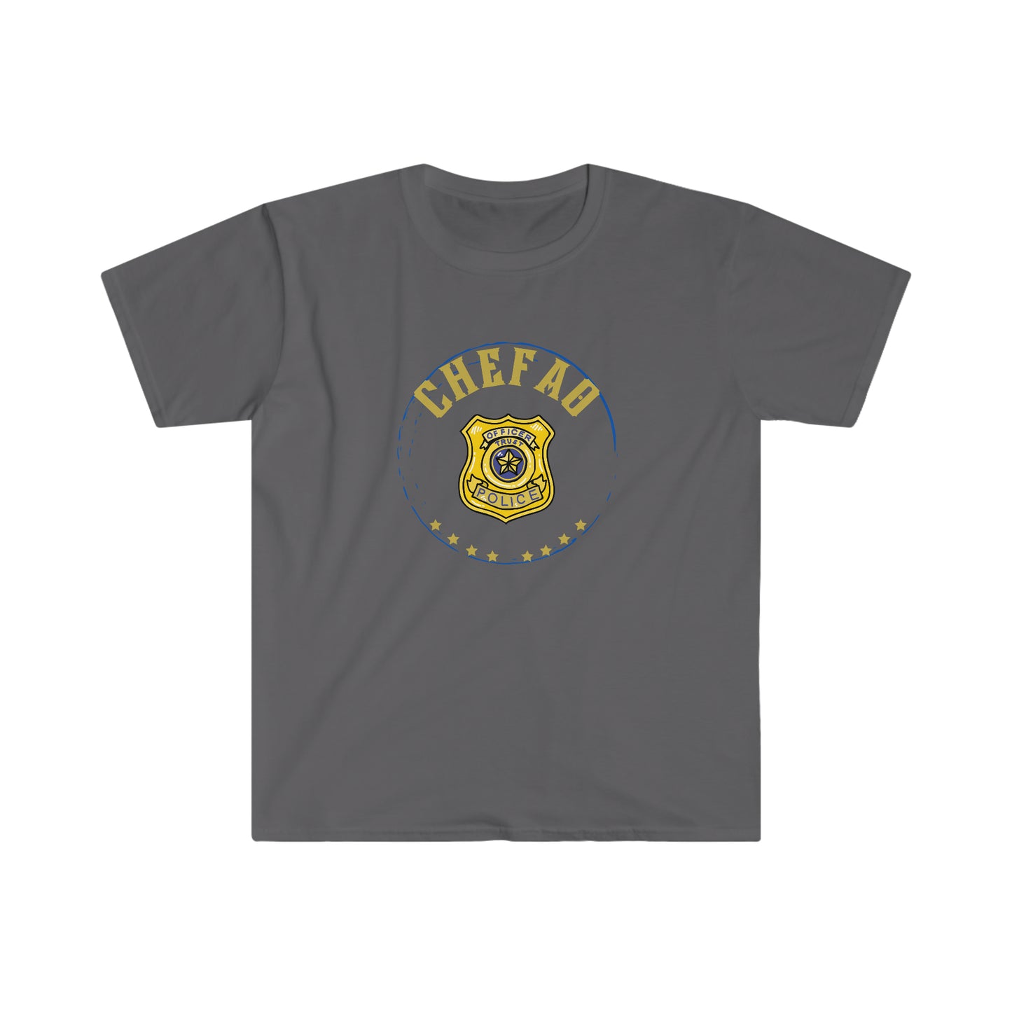 Chefao Police I, Unisex Softstyle T-Shirt