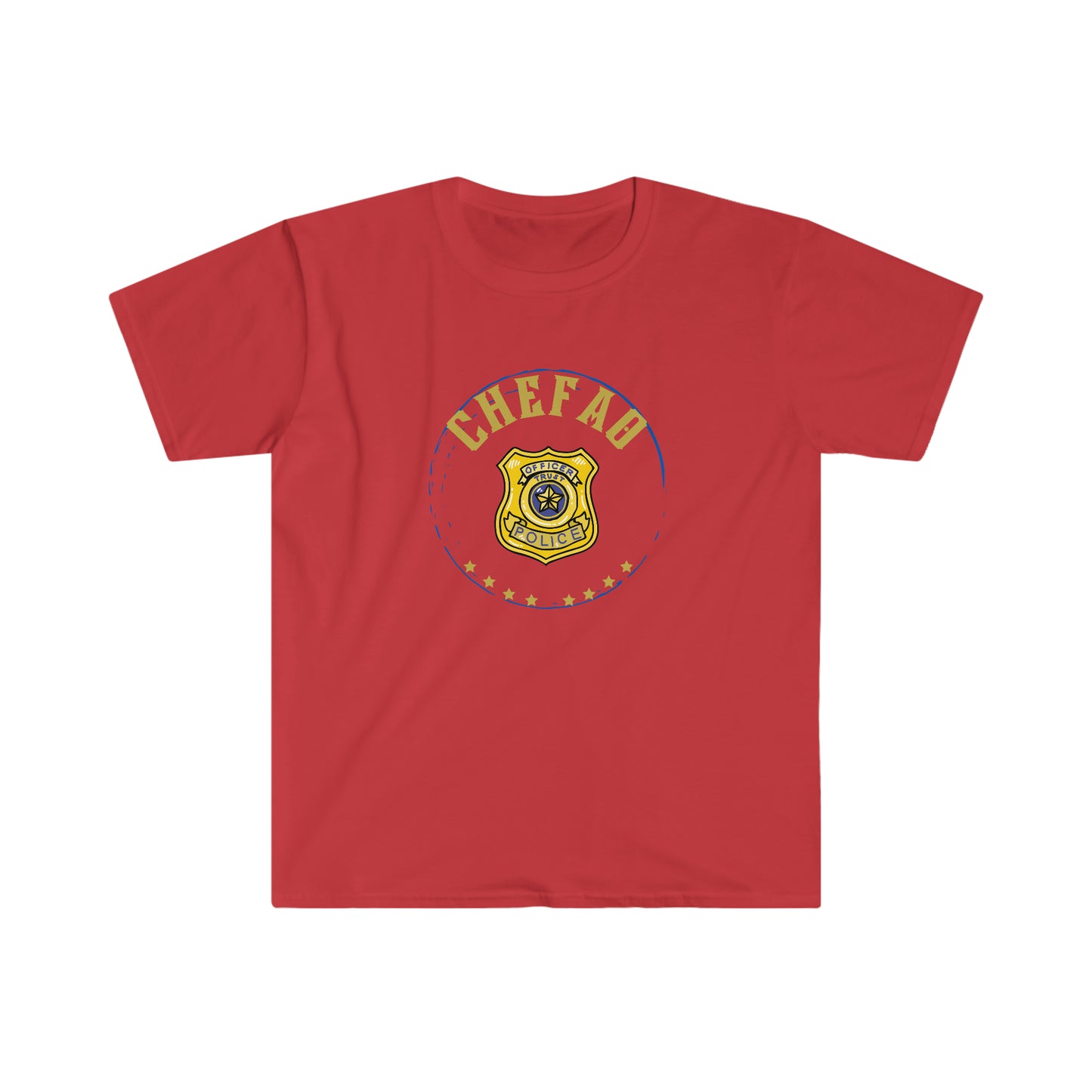 Chefao Police I, Unisex Softstyle T-Shirt