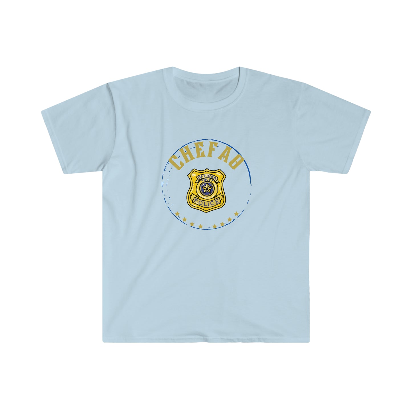 Chefao Police I, Unisex Softstyle T-Shirt