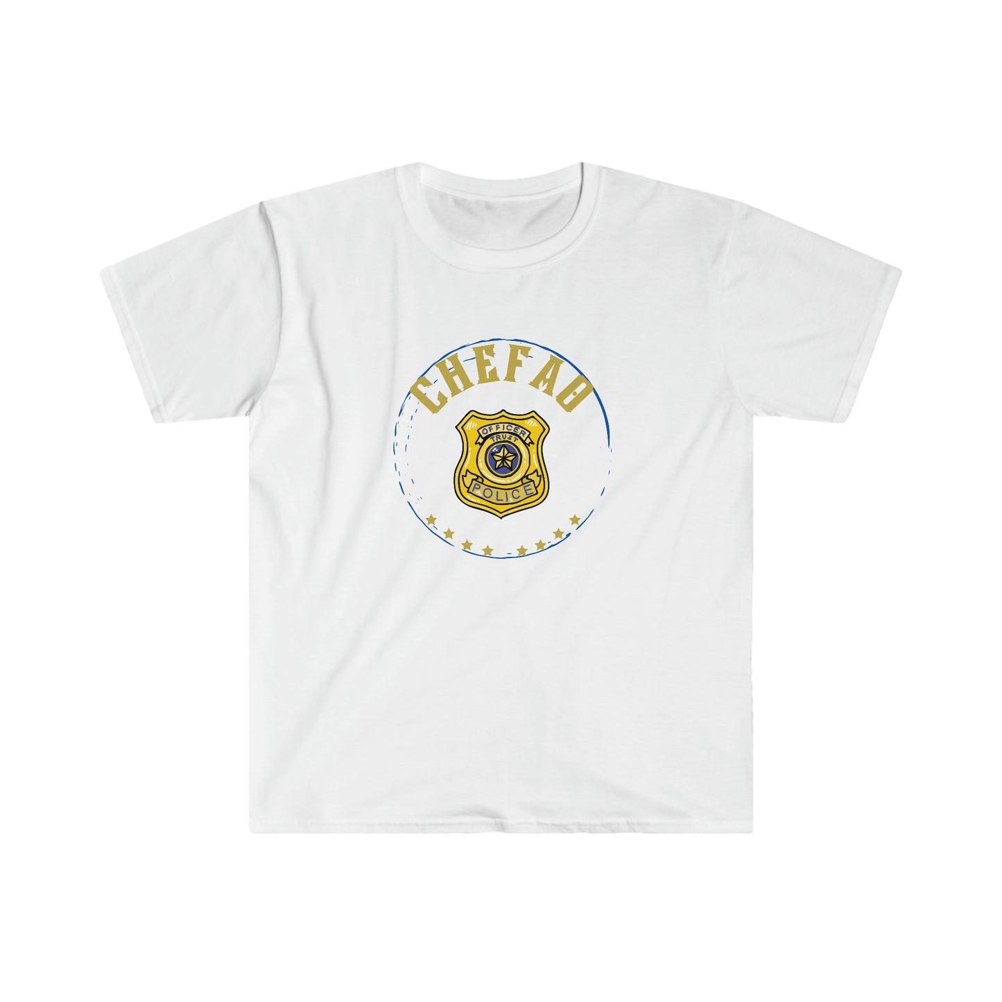 Chefao Police I, Unisex Softstyle T-Shirt