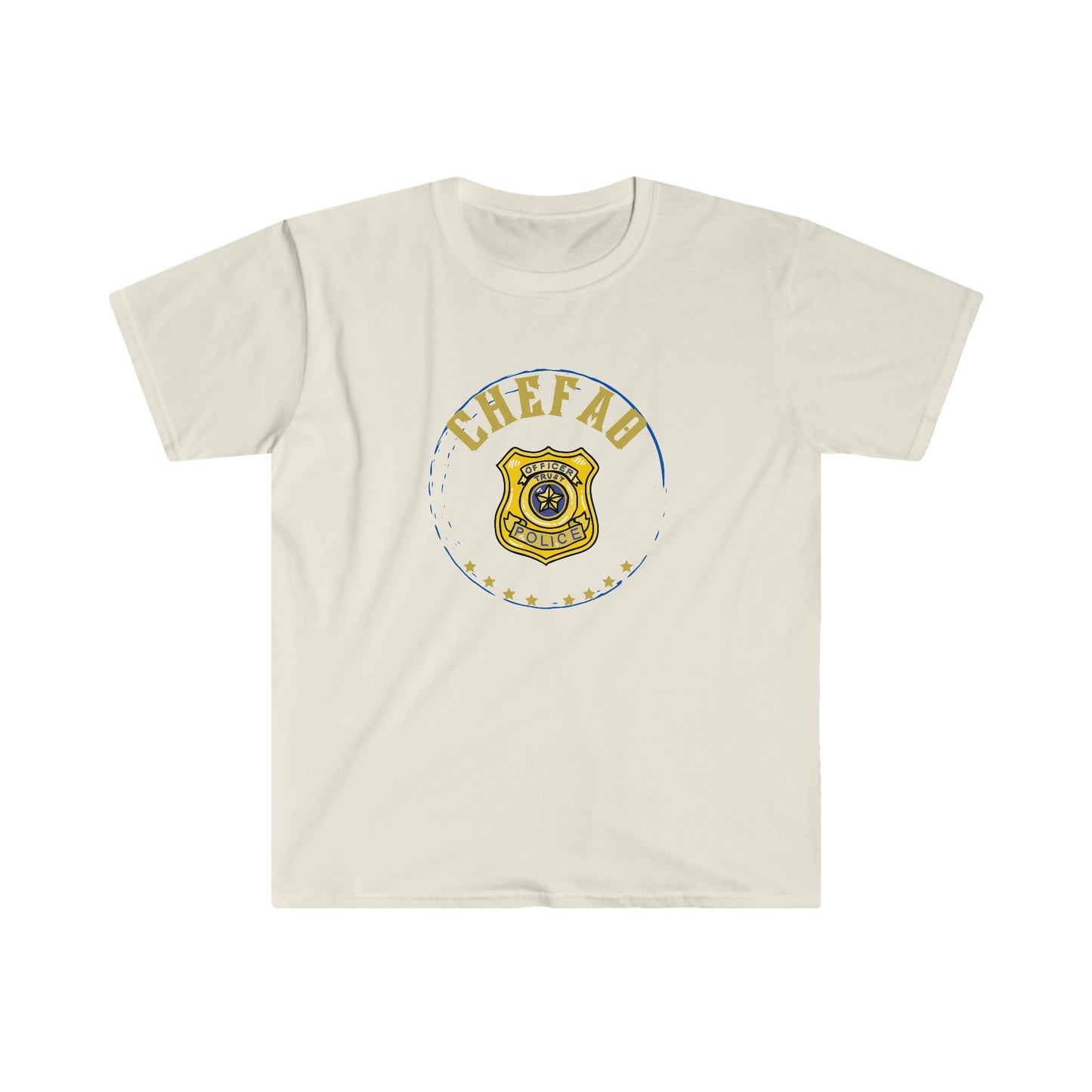 Chefao Police I, Unisex Softstyle T-Shirt