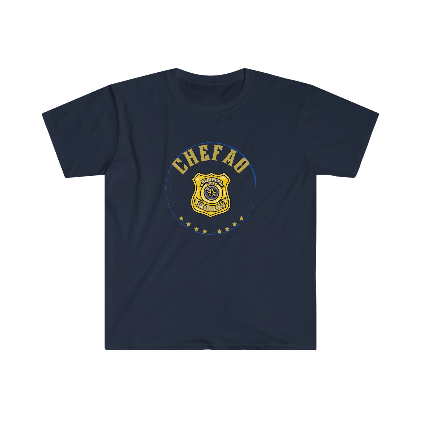 Chefao Police I, Unisex Softstyle T-Shirt