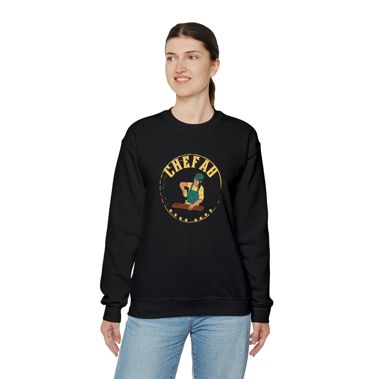 Chefao Carpenter I, Unisex Heavy Blend Crewneck Sweatshirt